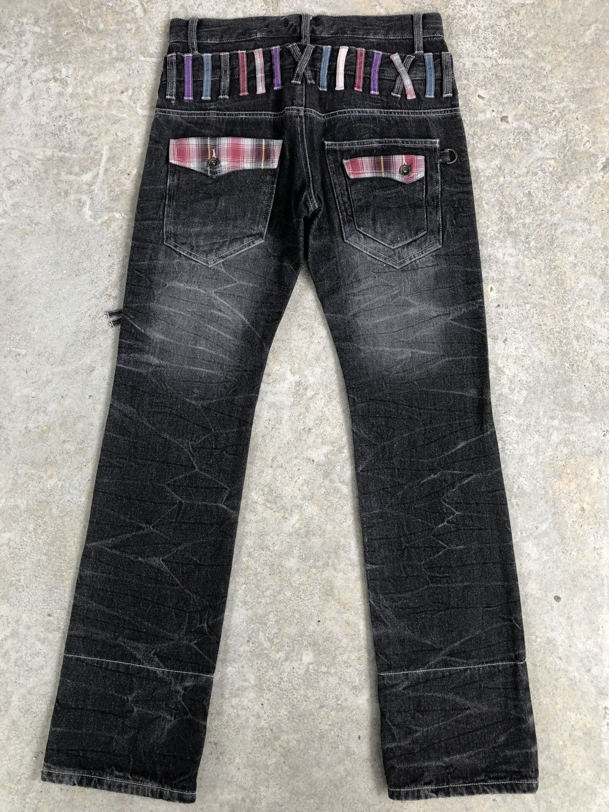 Hysteric Glamour Japanese Double Focus Double Waist Distressed Multizipper Size US 32 / EU 48 - 2 Thumbnail