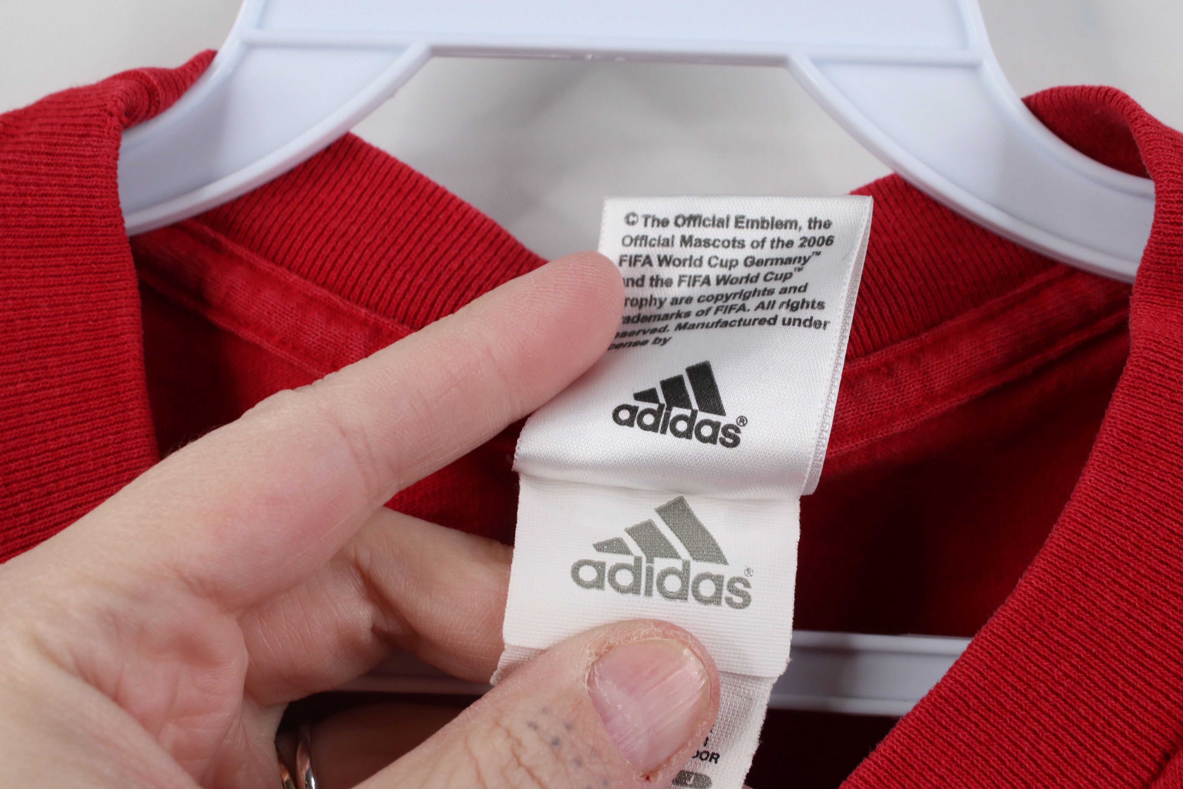 Adidas Vintage Y2K Adidas 2006 World Cup Germany Soccer T-Shirt Size US S / EU 44-46 / 1 - 9 Thumbnail