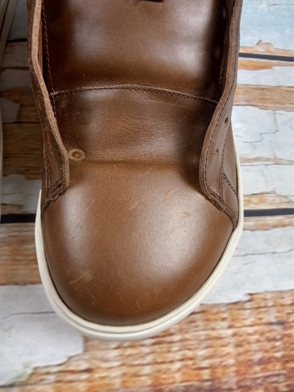 Birkenstock Birkenstock Bend Low Cognac Natural Leather Mens Sneaker Size US 10.5 / EU 43-44 - 8 Thumbnail