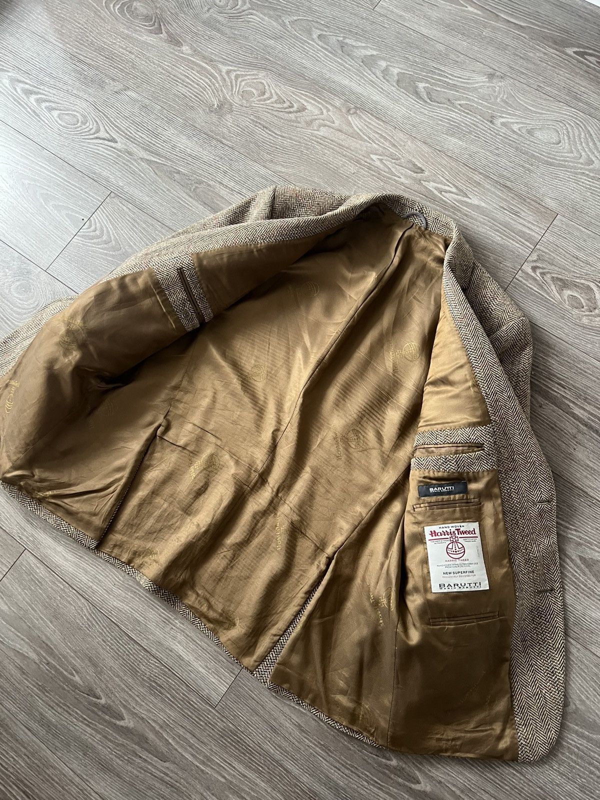 Harris Tweed ‼️Vintage Harris Tweed x Barutti Prime Collection Wool Blazer Size 42S - 10 Thumbnail