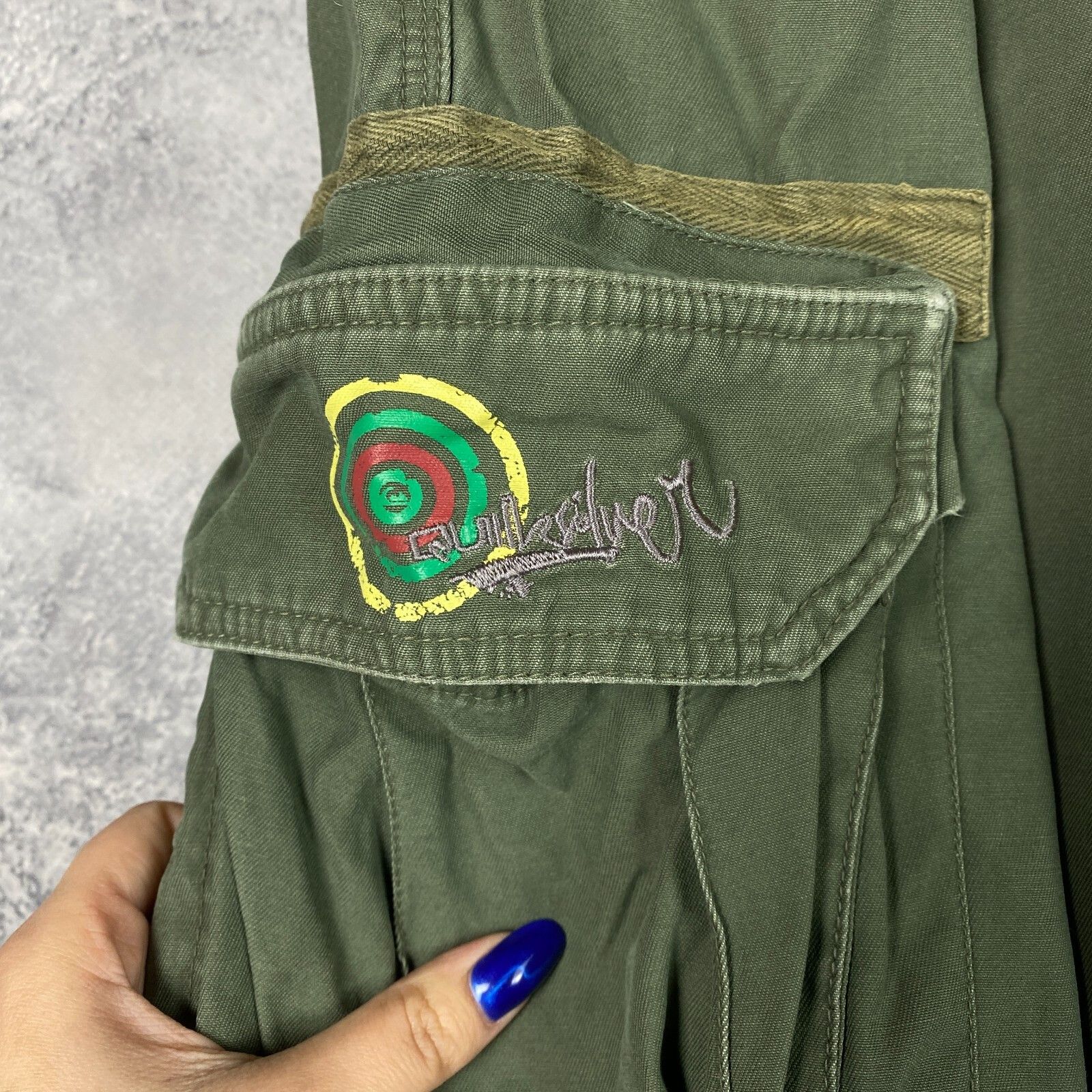 Quiksilver Quiksilver Cargo Shorts Men's Size 32 Green ` Size US 32 / EU 48 - 5 Thumbnail