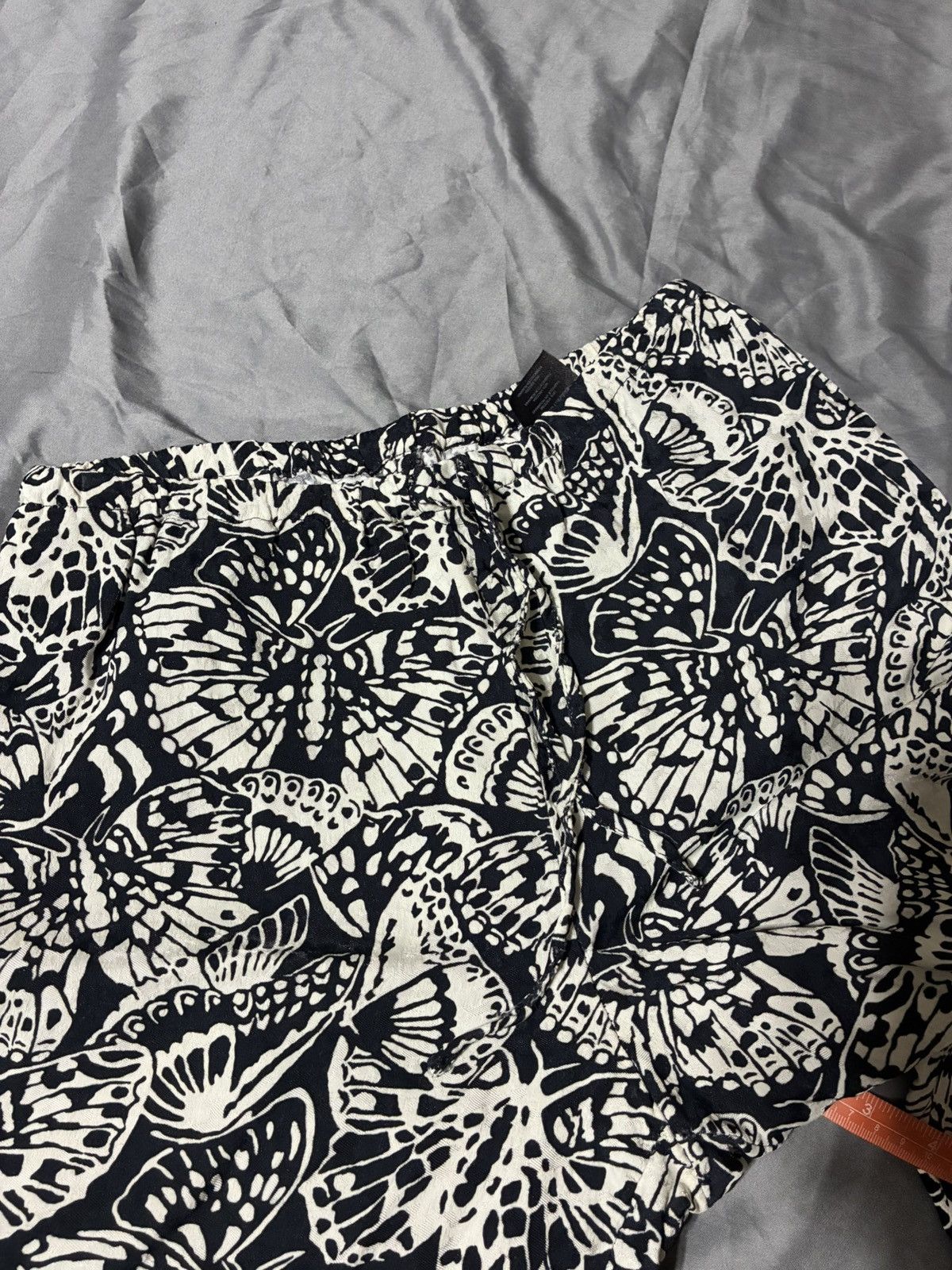 Dries Van Noten Dries Van Noten Butterfly Print Wide Leg Trousers Size 26" / US 2 / IT 38 - 6 Thumbnail