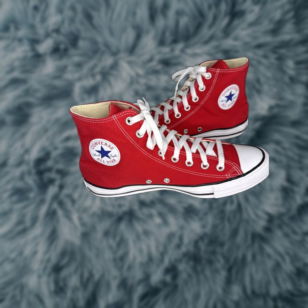 Converse Converse All Star High Hi-Top Red Men’s 9 Sneakers Shoes Shoes Sneakers Stars Mens High Top Red Size US M / EU 48-50 / 2 - 1 Thumbnail