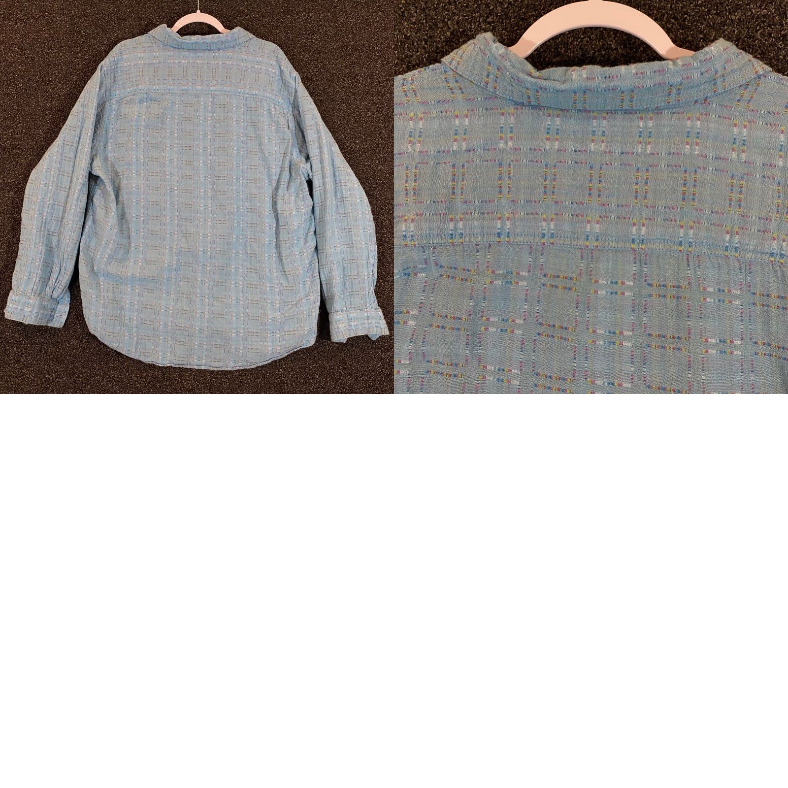 Carbon2Cobalt VINTAGE Carbon 2 Cobalt Mens XL Flannel Shirt Long Sleeve Plaid Cotton Outdoor Fall Winter Men Size US XL / EU 56 / 4 - 8 Thumbnail