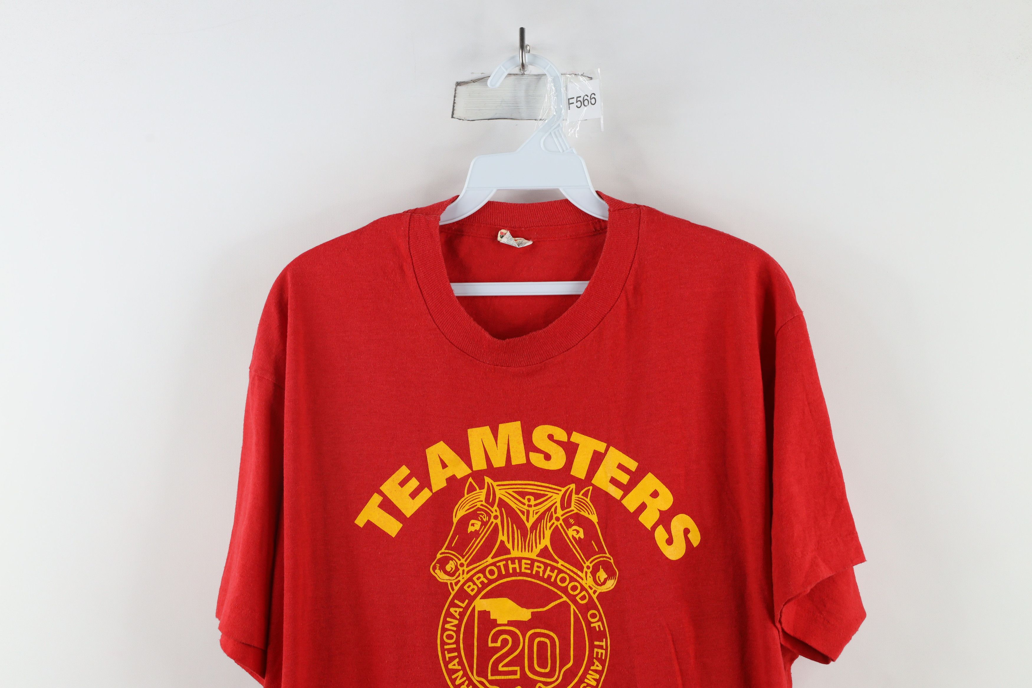 Vintage Vintage 90s 60th Anniversary Teamsters Local 20 T-Shirt USA Size US XXL / EU 58 / 5 - 2 Thumbnail