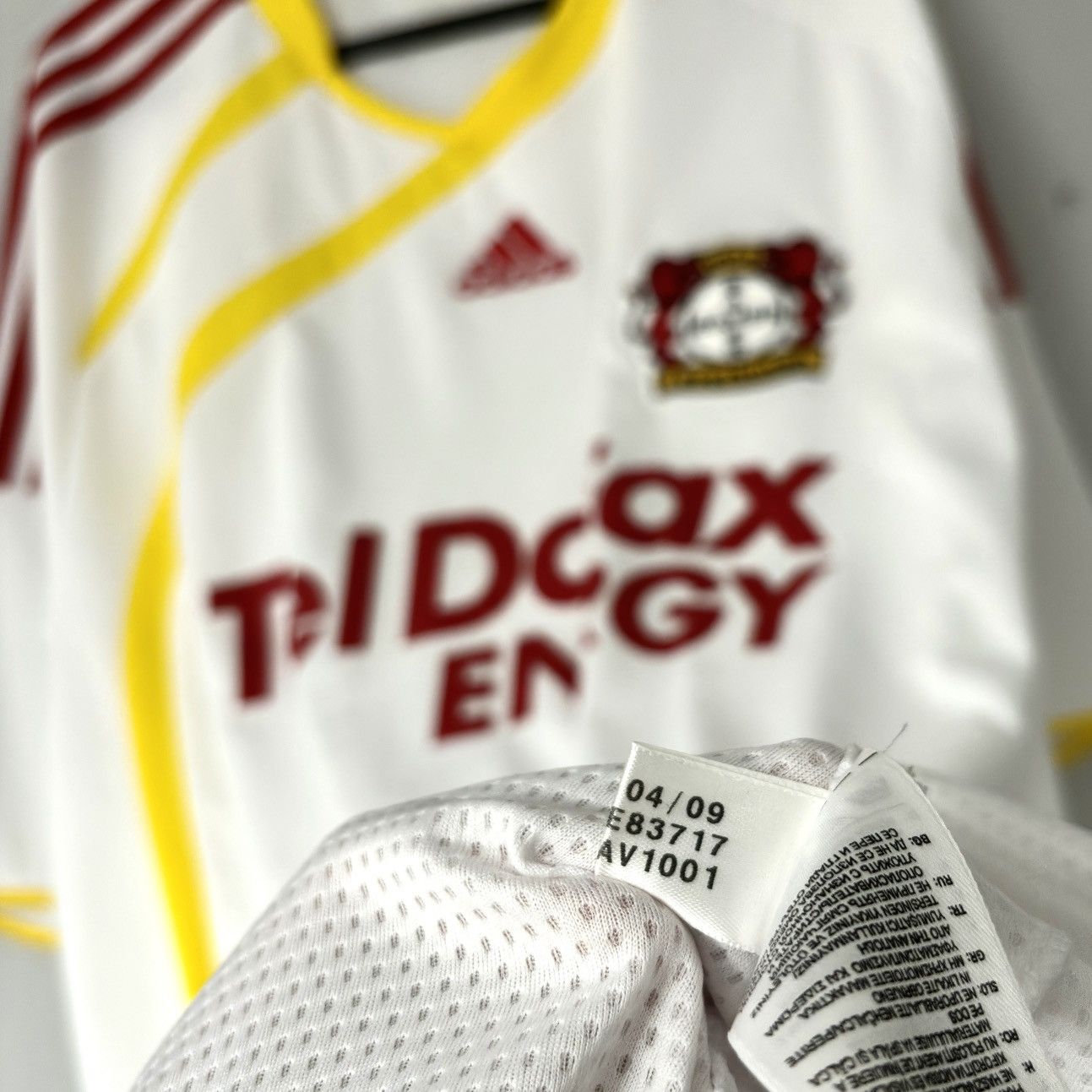 Adidas × Vintage 2009 2010 Bayer Leverkusen Adidas Away Kit Soccer Jersey Tee Size US XXL / EU 58 / 5 - 7 Thumbnail