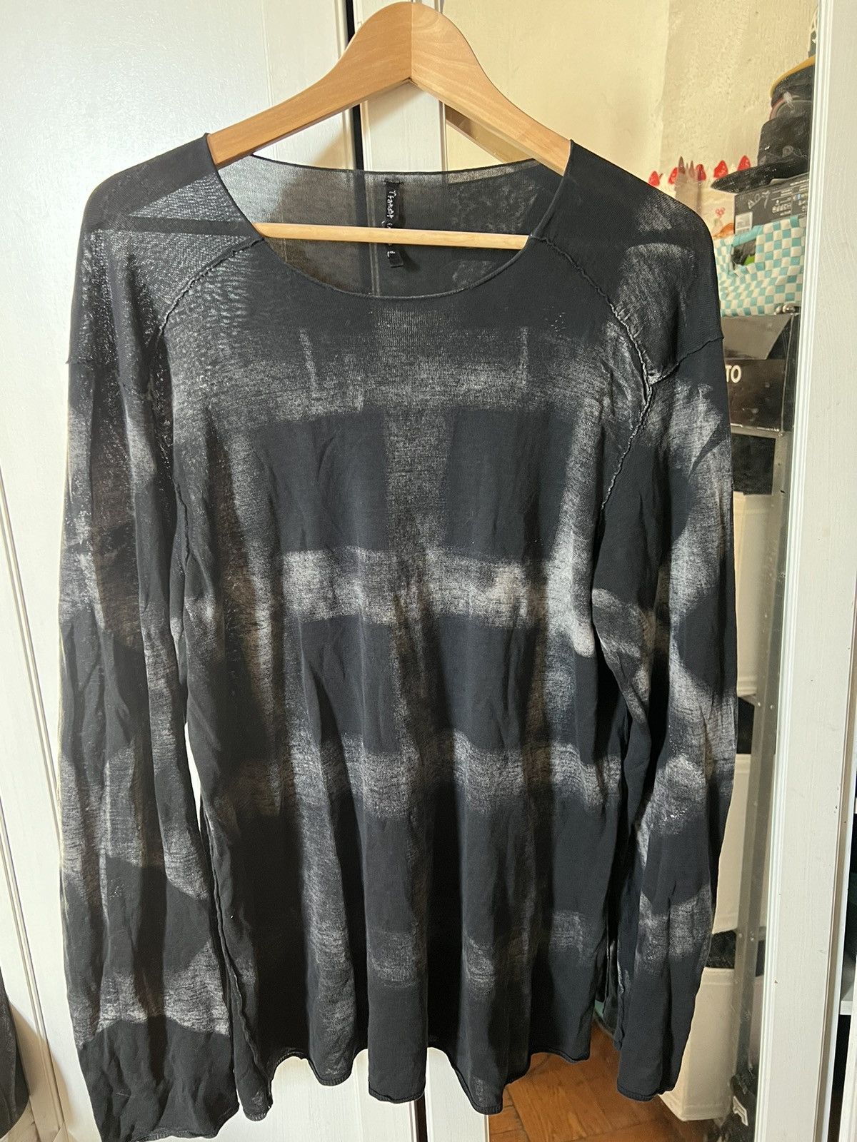 Transit Uomo Hand Painted/Dyed Light Long Sleeve Shirt