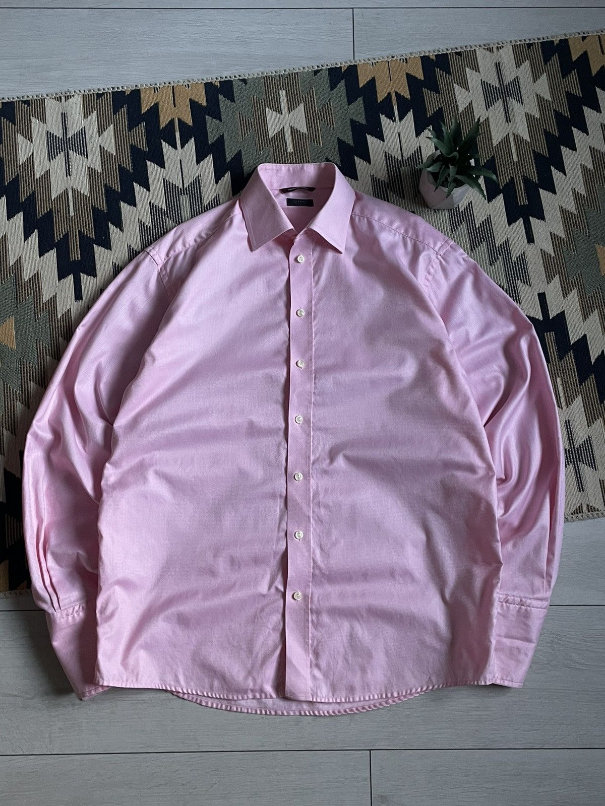 Eton Eton Wrinklefree Cotton Button Up Shirt Size US XL / EU 56 / 4 - 1 Thumbnail