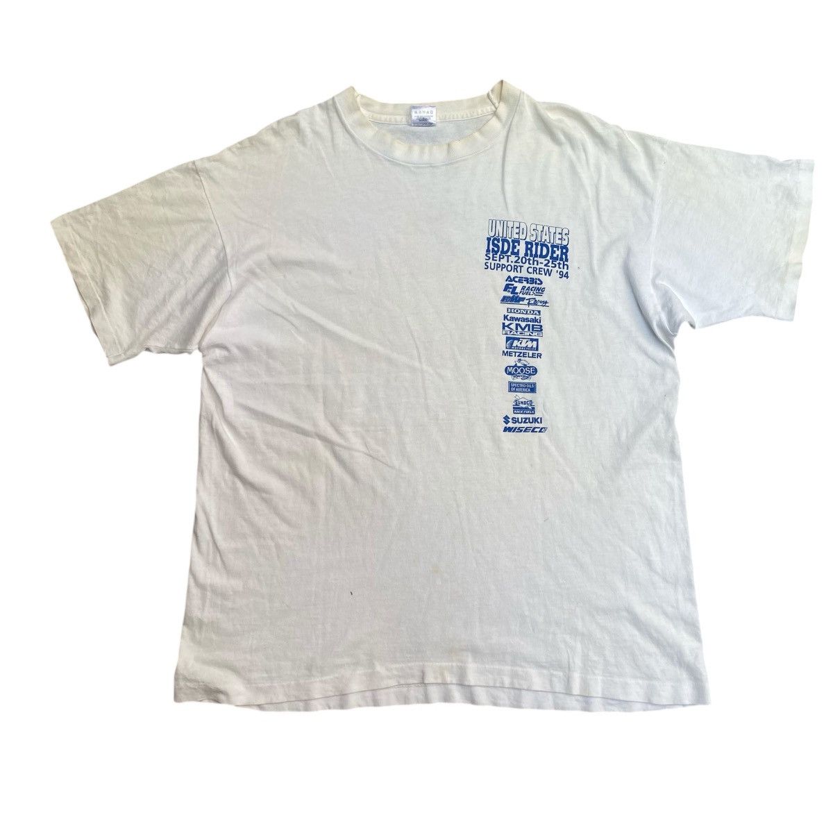 Fruit Of The Loom 90s internasional six say Enduro Tulsa , Oklahoma fotl Size US XL / EU 56 / 4 - 2 Thumbnail