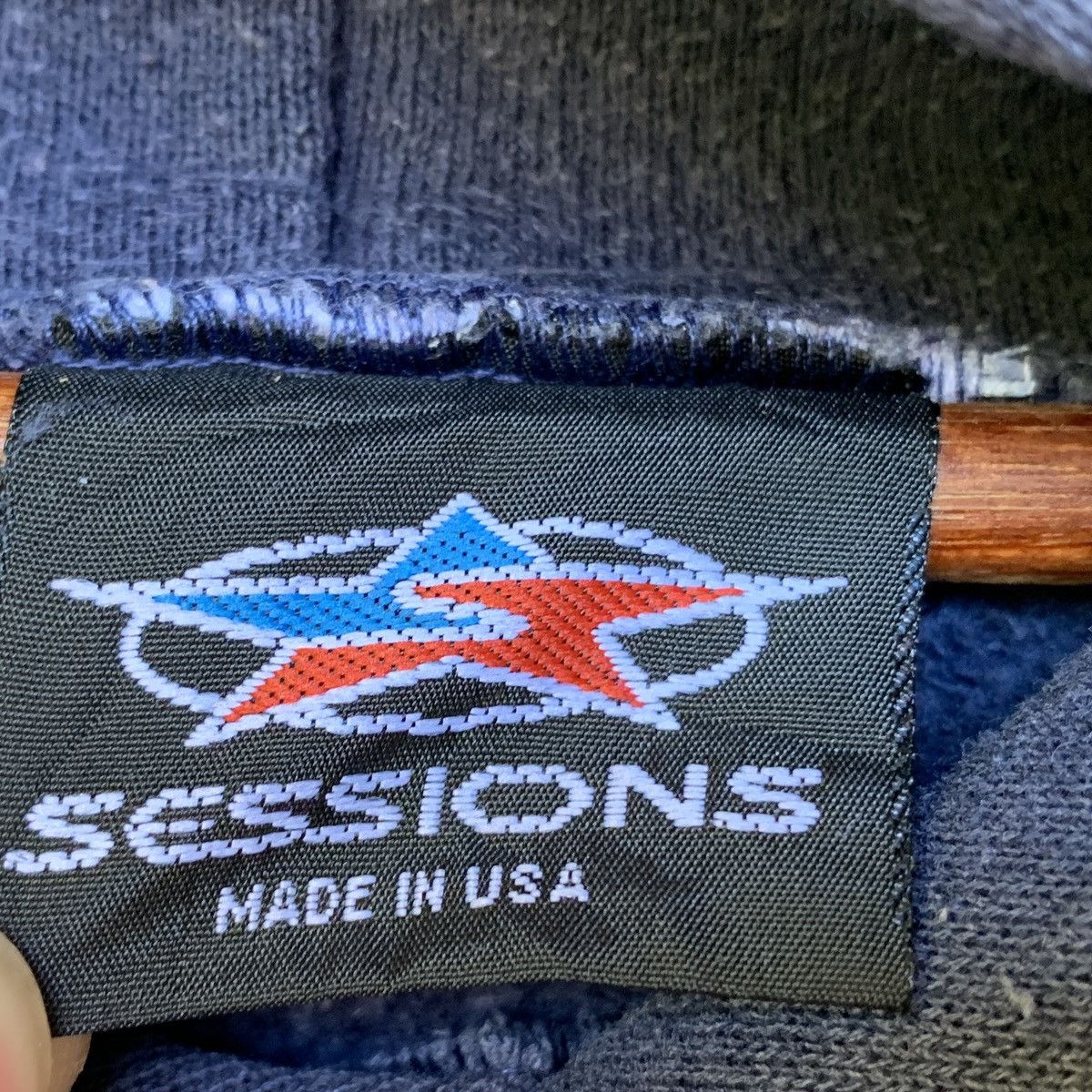 Sessions Vintage 90s Sessions Snowboarding Hoodie Size US L / EU 52-54 / 3 - 8 Thumbnail