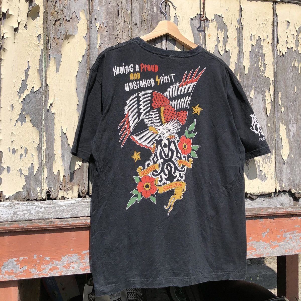 Vintage Ted Company Blood Message Tshirt Size US XL / EU 56 / 4 - 2 Thumbnail