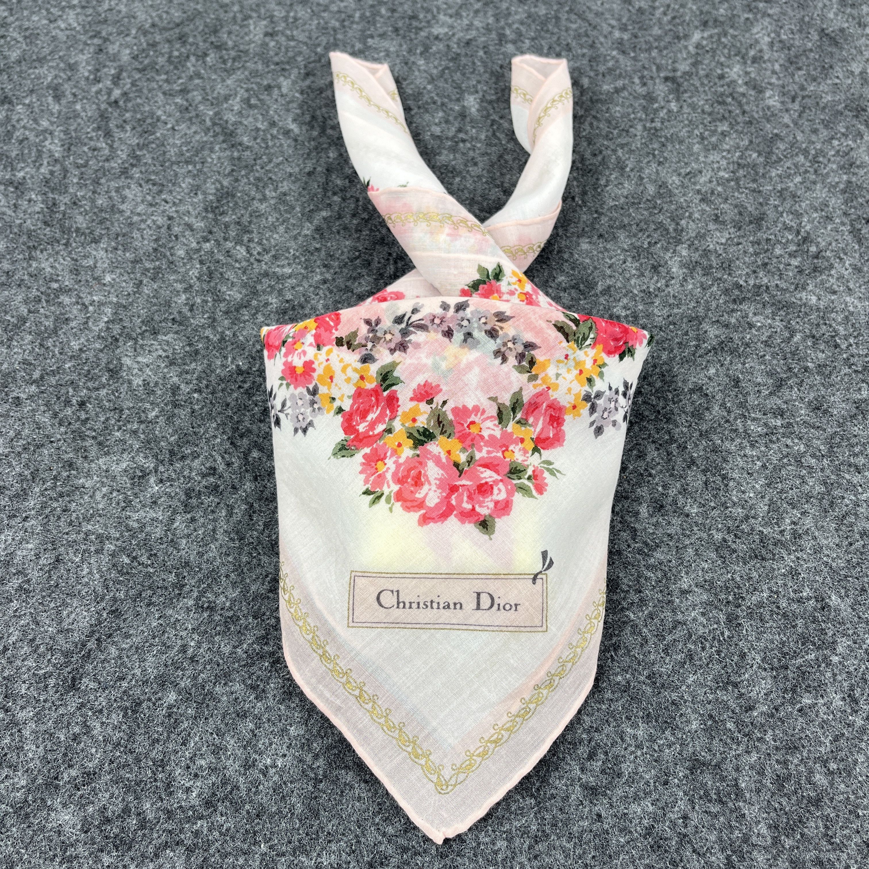 Christian Dior Handkerchief / Bandana / Neckerchief B146