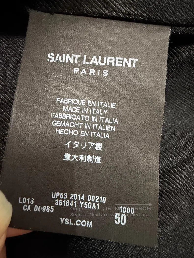 Saint Laurent Paris Saint Laurent Paris Motorcycle Leather Jacket Size US M / EU 48-50 / 2 - 5 Thumbnail