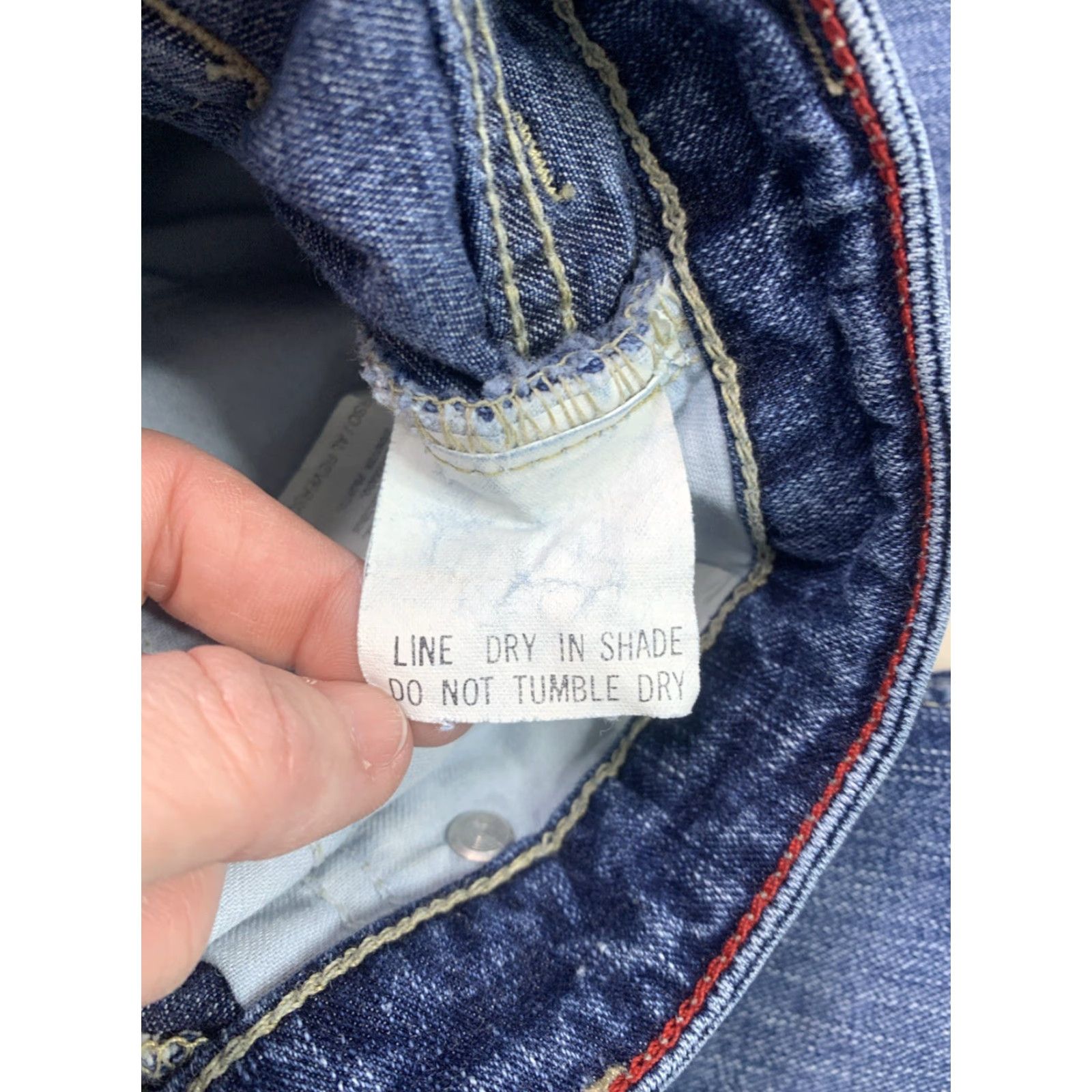 Tommy Hilfiger VINTAGE Tommy Hilfiger Jeans Women Crop Straight 90s 2000s Size 4 Blue 28x25 Rise Mid Hosiery? Size 27" / US 4 / IT 40 - 6 Thumbnail