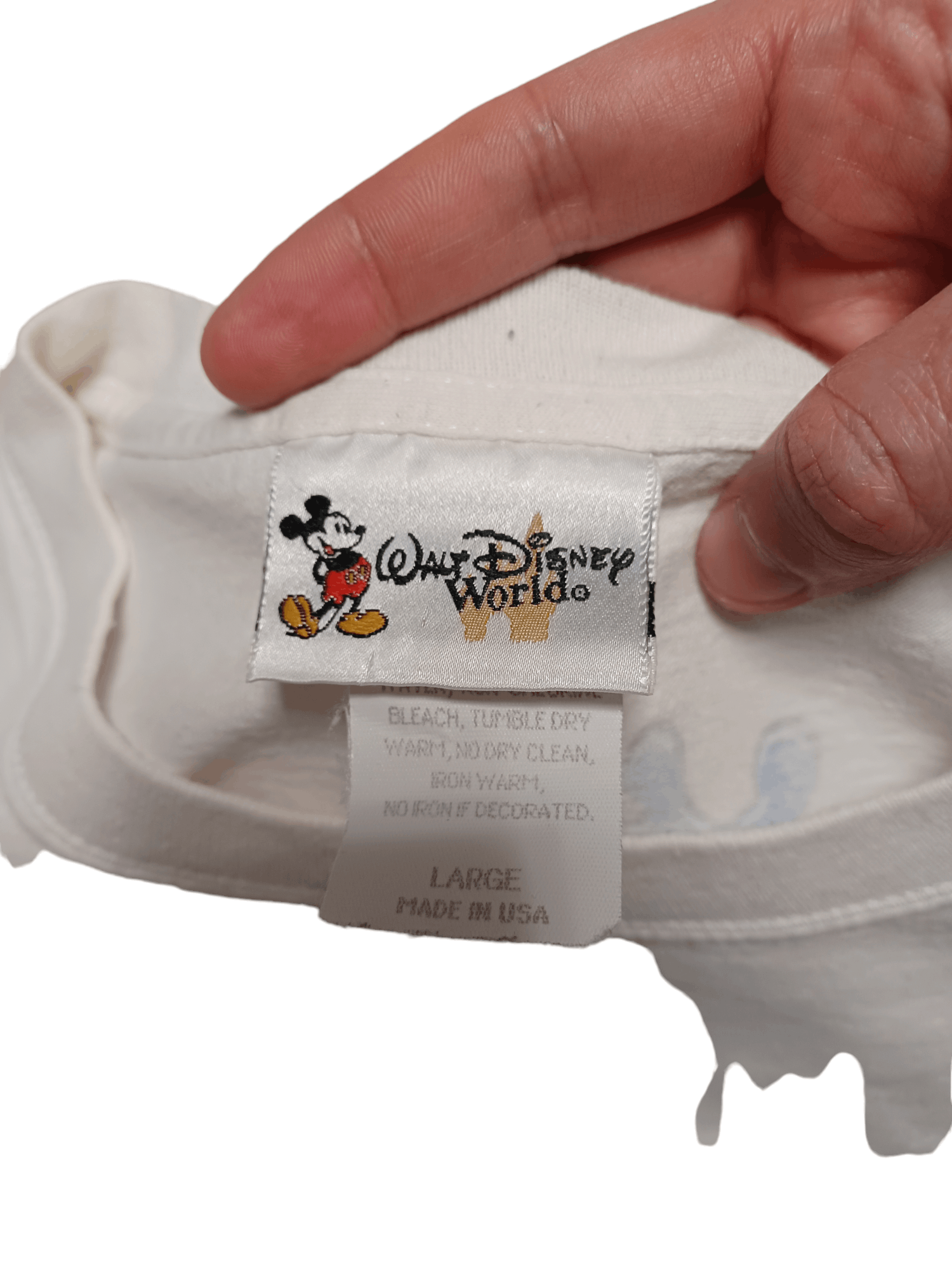 Disney SPLASH MOUNTAIN MICKEY MOUSE MADE IN USA 90S DISNEY VINTAGE Size US L / EU 52-54 / 3 - 4 Thumbnail
