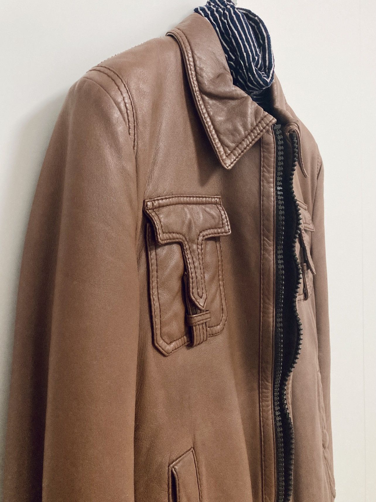 Dior DIOR HOMME BY HEDI SLIMANE 05AW/FW T-POCKET LEATHER JACKET Size US S / EU 44-46 / 1 - 3 Thumbnail