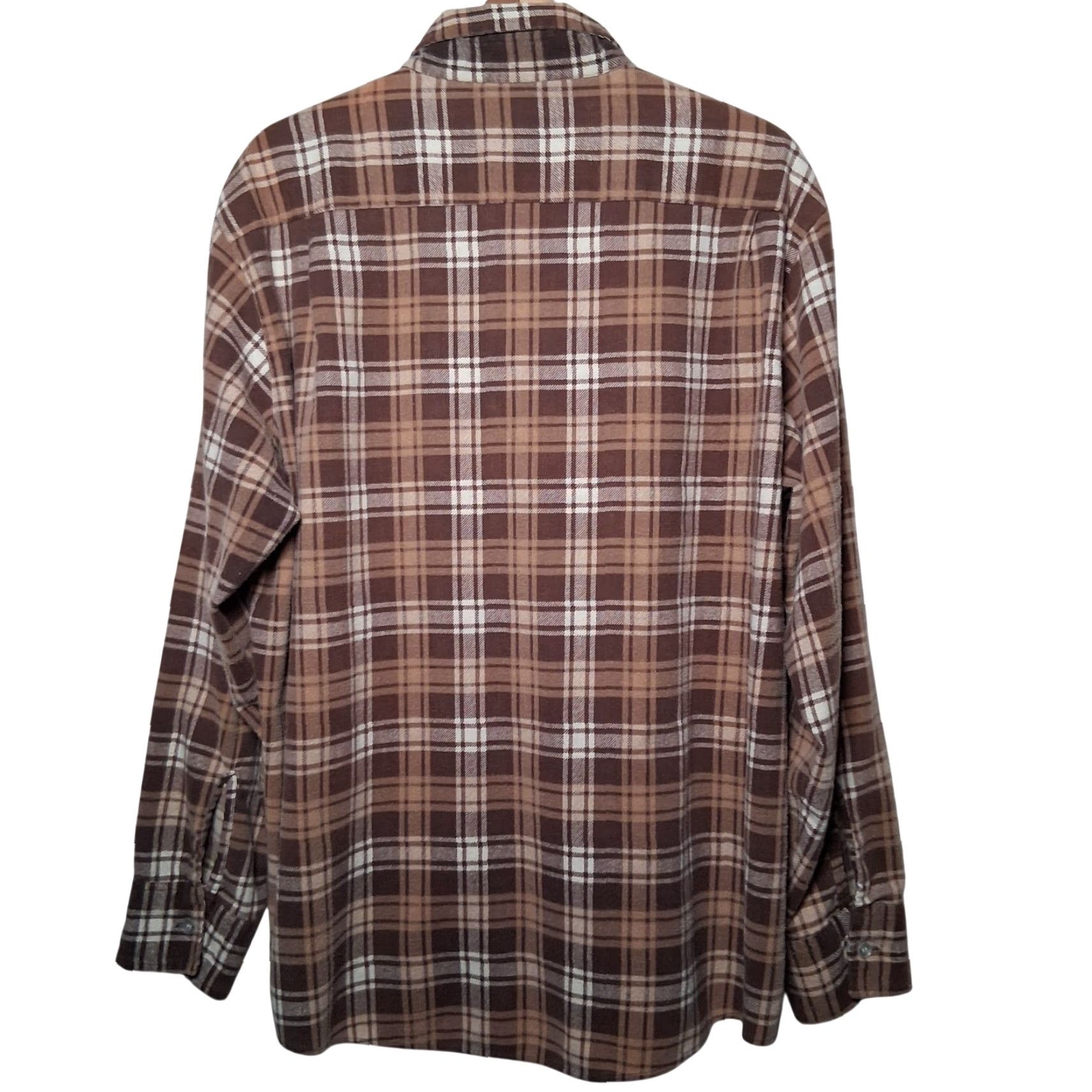 Vintage VINTAGE Bud Berma Highlander Flannel Shirt Men XL Brown Plaid Grunge Indie READ Shirt Men XL Brown Plaid Grunge Indie Vintage Size US XL / EU 56 / 4 - 3 Thumbnail