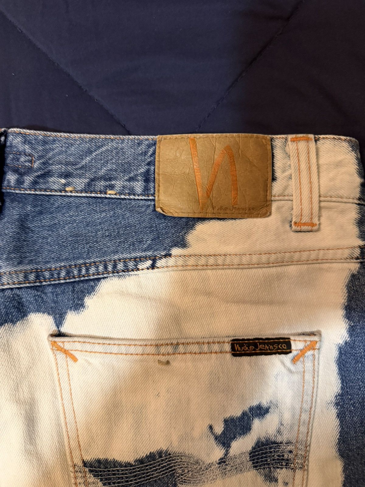 Nudie Jeans Nudie Jeans, Blue Steady Eddie II Jeans Tie Dye Size US 36 / EU 52 - 9 Thumbnail