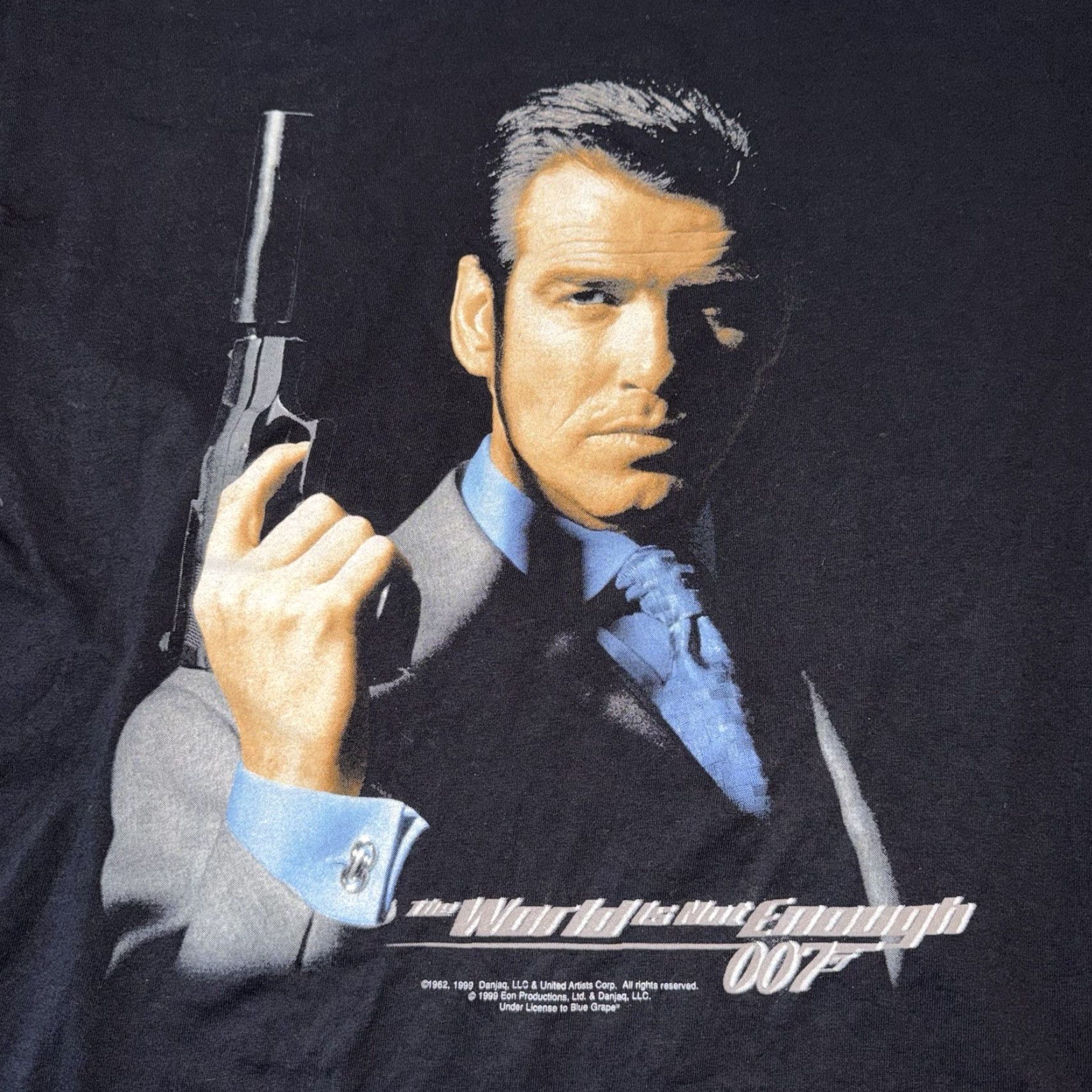Vintage VINTAGE James Bond 007 The World Is Not Enough Movie Promo T Shirt XL Blue Grape 1999 Size US XL / EU 56 / 4 - 2 Thumbnail