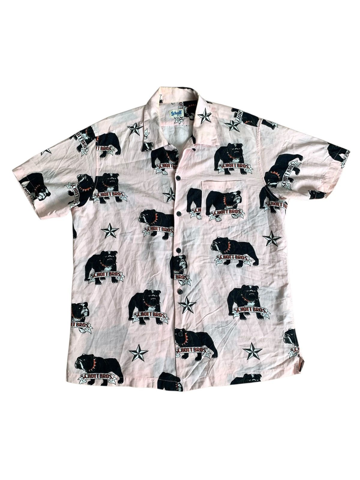 Schott dog print shirt