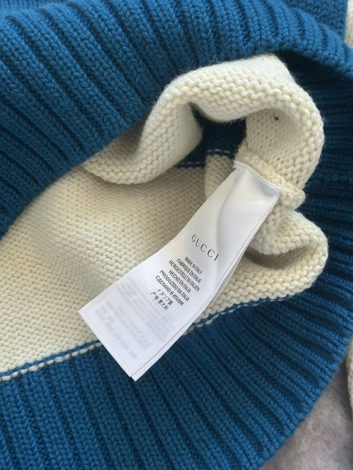 Gucci Gucci Boatneck Wool Sweater 💙 Size US M / EU 48-50 / 2 - 8 Thumbnail