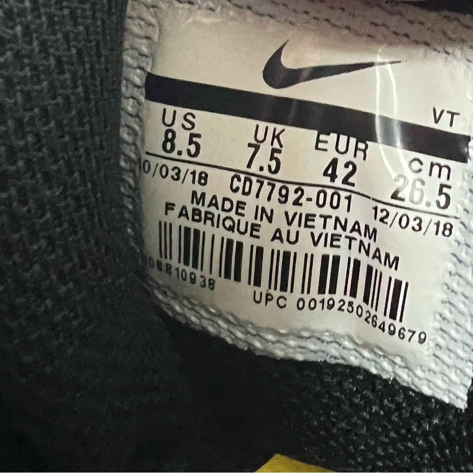 Nike Size 8.5 - Nike Air Max 95 Baltimore Away Size US 8.5 / EU 41-42 - 8 Thumbnail