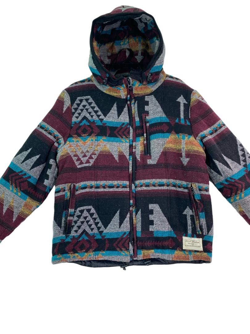 Japanese Brand Vtg Local Motion retro native art navajo actec warm jacket Size US M / EU 48-50 / 2 - 4 Thumbnail