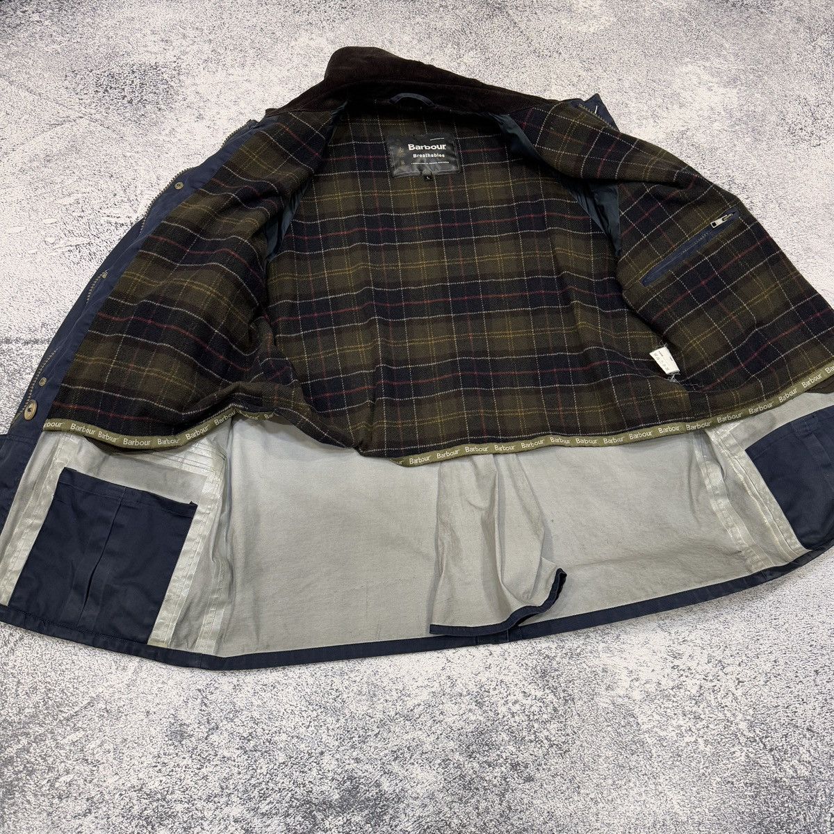 Barbour Barbour Short Riding Mac T154 Navy L size Size US L / EU 52-54 / 3 - 12 Thumbnail