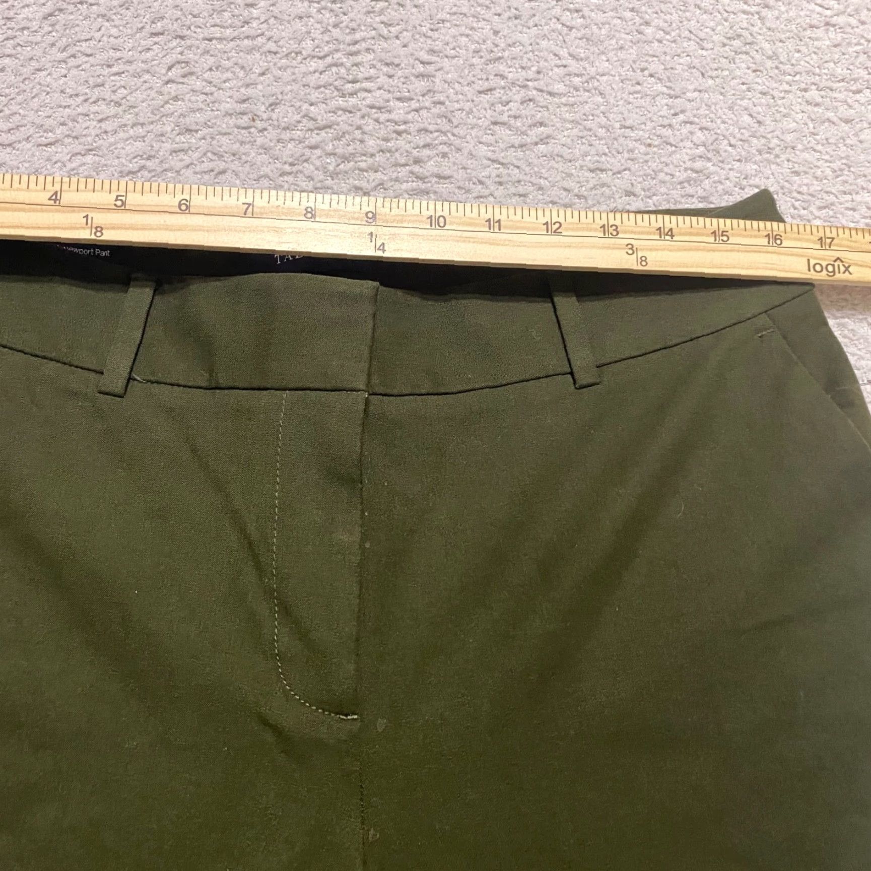 Talbots Talbots Womens Pants 10 Green Newport Straight Ankle Career Business Women's Regular Size 10 Green Talbots Pants Size 32" / US 10 / IT 46 - 5 Thumbnail