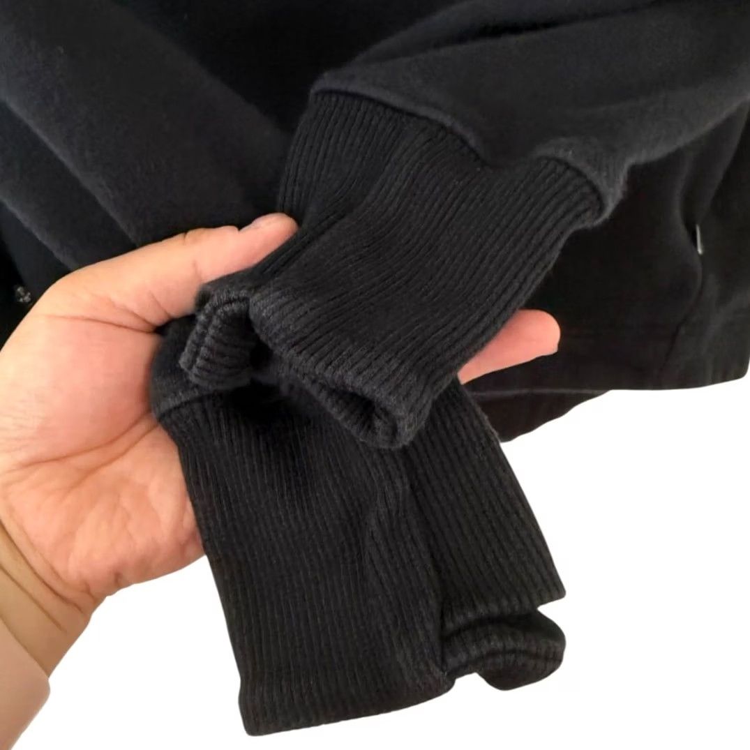 Athleta Athleta Black Cozy Karma Twist Neck Fleece Lined Pullover Sweatshirt XS Womens Size XS / US 0-2 / IT 36-38 - 3 Thumbnail