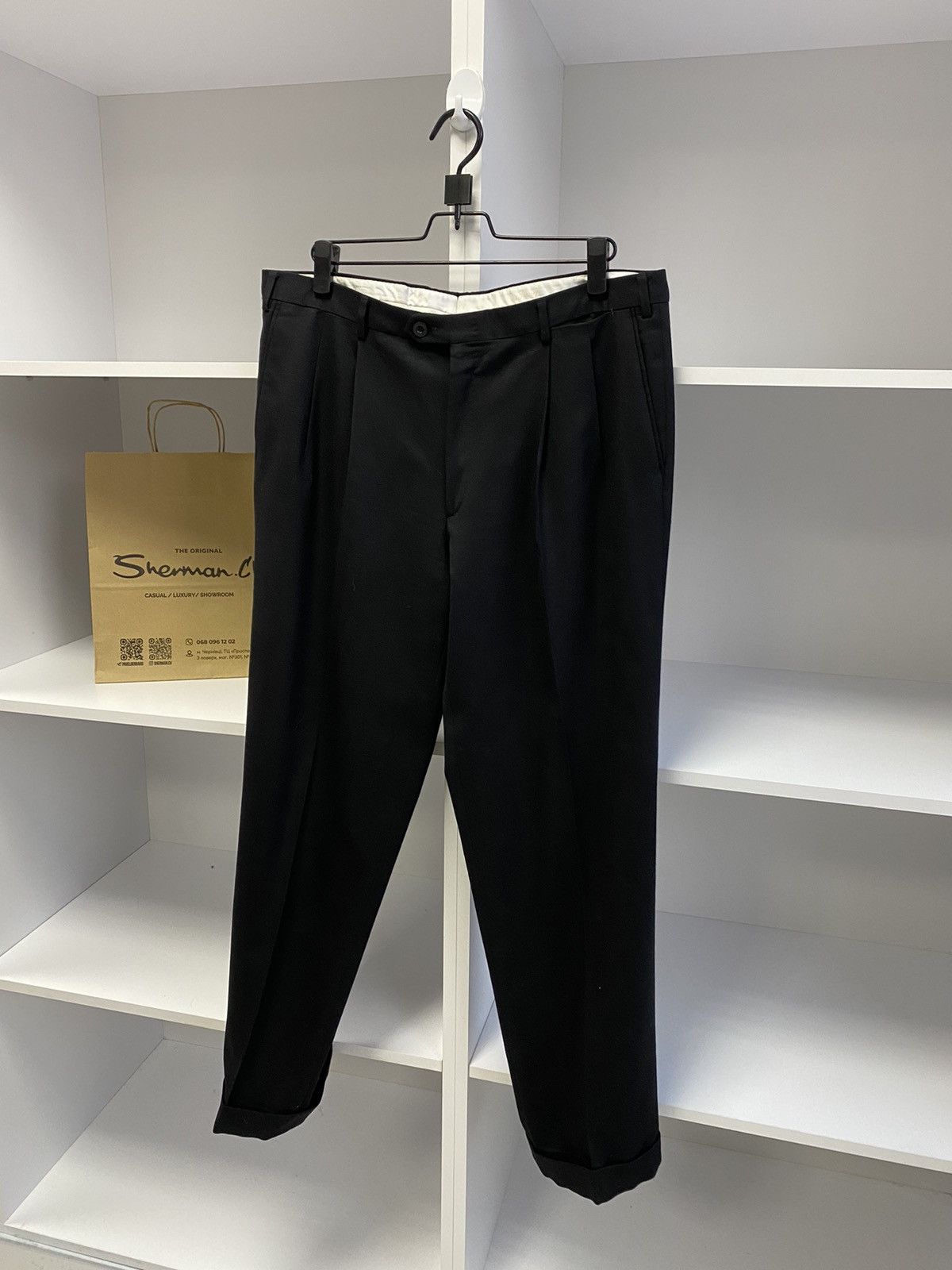 Brioni × Designer × Vintage Vintage Brioni Luxury Old Money Style Pants Size US 34 / EU 50 - 4 Thumbnail