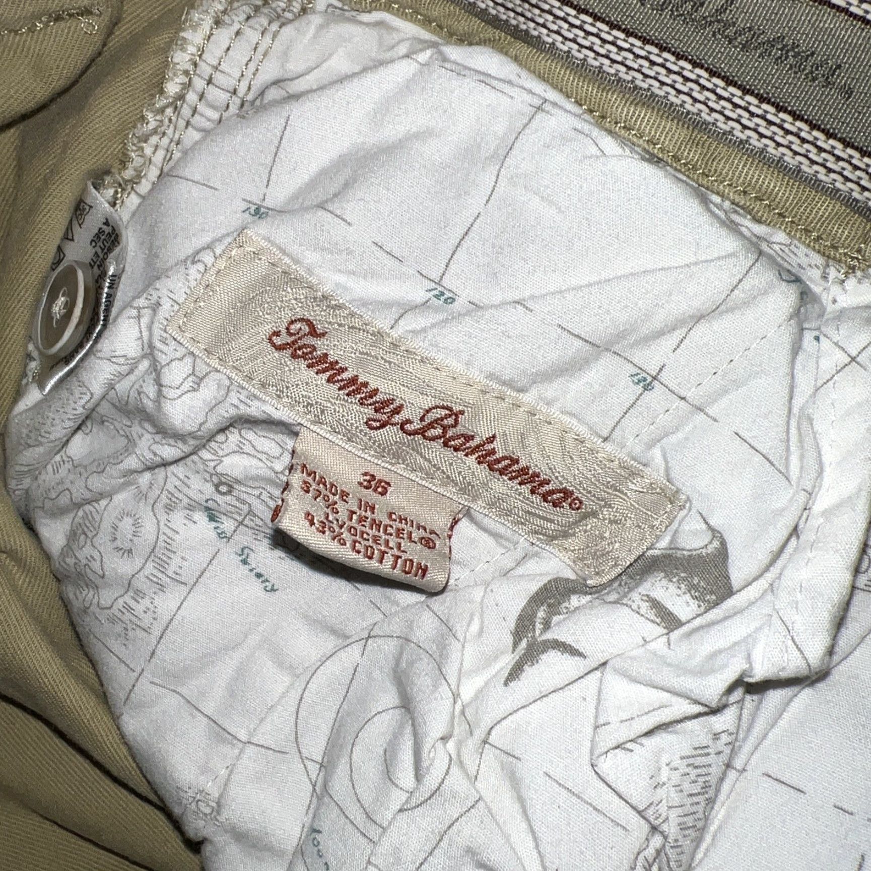 Tommy Bahama Tommy Bahama Shorts Beige Casual Mens Size 36 Chino Regular Season? Size US 36 / EU 52 - 3 Thumbnail