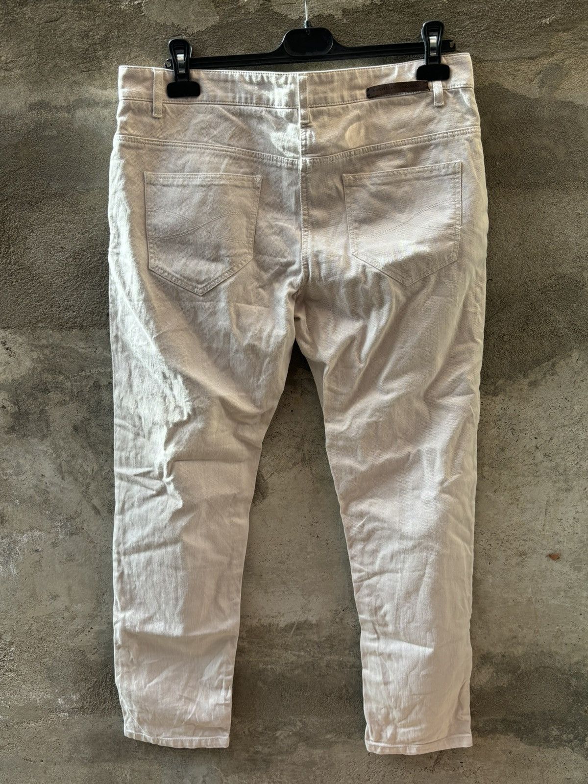 Brunello Cucinelli Brunello Cucinelli White Leg Jeans Trousers Low Waist IT46 Size 32" / US 10 / IT 46 - 13 Thumbnail