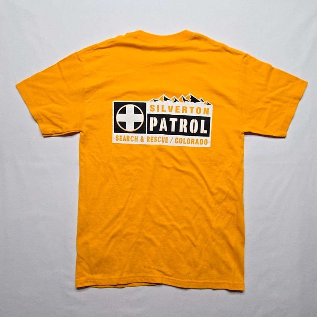 Hanes Vintage Silverton Patrol Search Rescue Yellow Small Tee Size US S / EU 44-46 / 1 - 4 Thumbnail