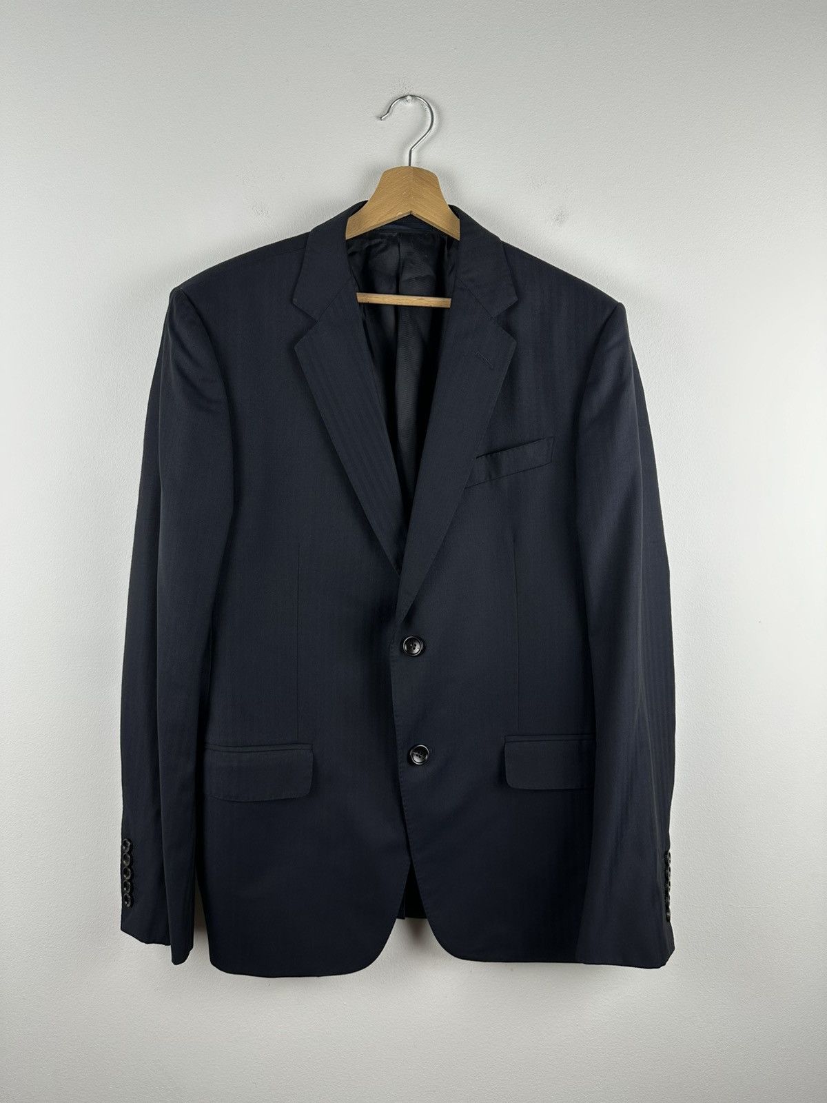 Designer × Gucci Gucci abito striped Blazer wool / cupro quiet luxury Size 52R - 1 Thumbnail