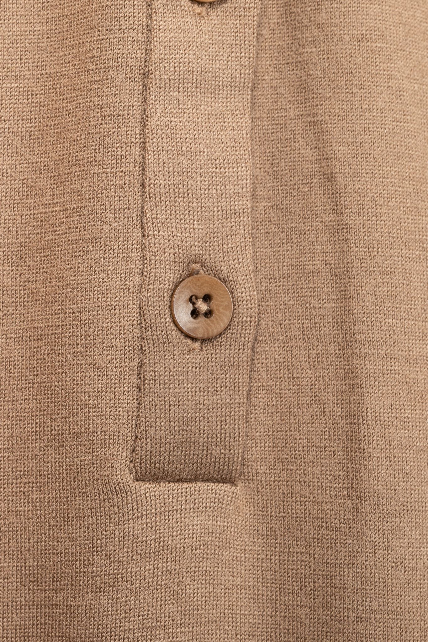 Tibi Tibi Sand Dune Wool Jersey Slim Polo Top Size M / US 6-8 / IT 42-44 - 8 Thumbnail