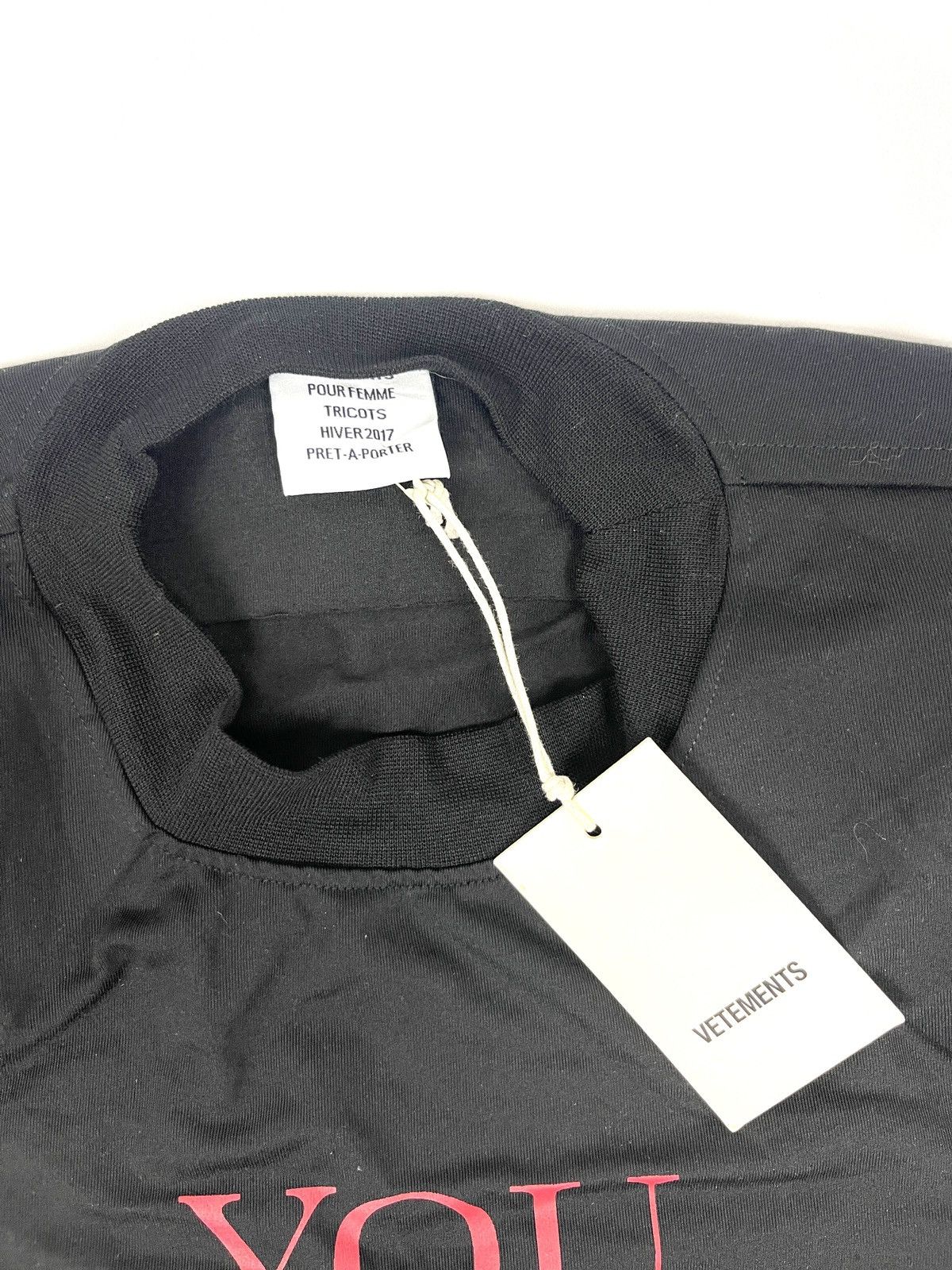 Vetements You Fuck'n Asshole Tee