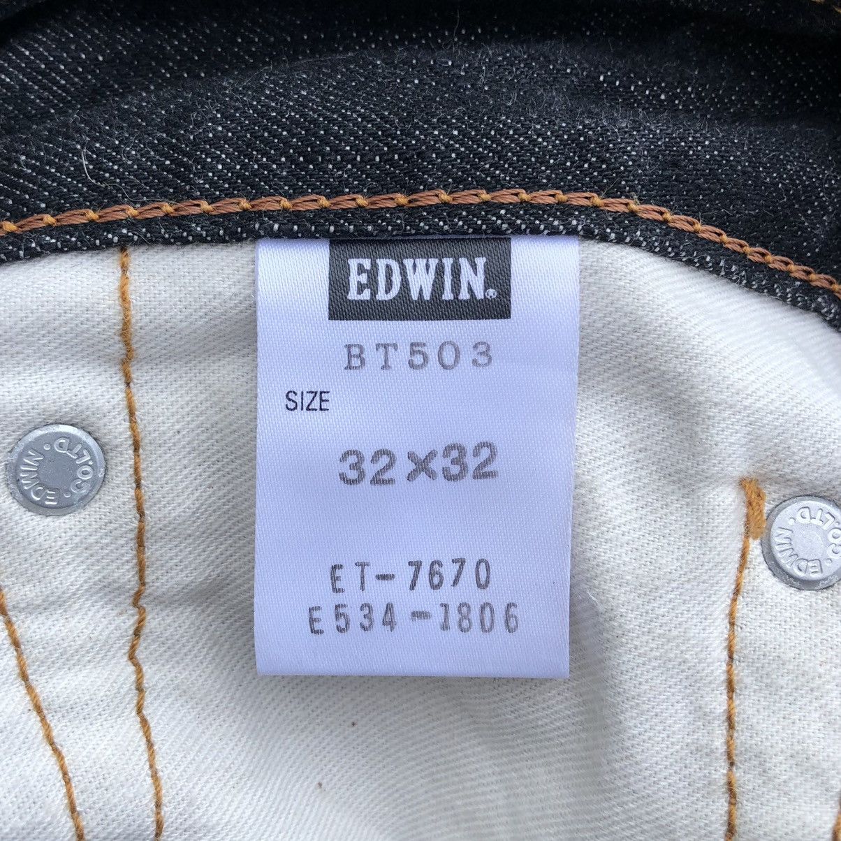 Edwin Vintage Edwin Blue Trip 503 Distressed Denim Jeans Size US 32 / EU 48 - 14 Thumbnail