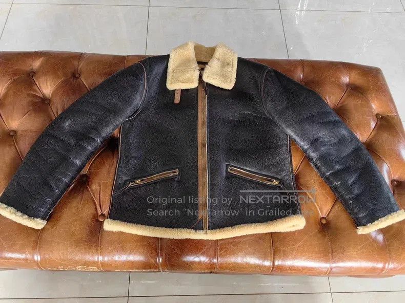 The Real McCoys D-1 Pilot Fur Jacket