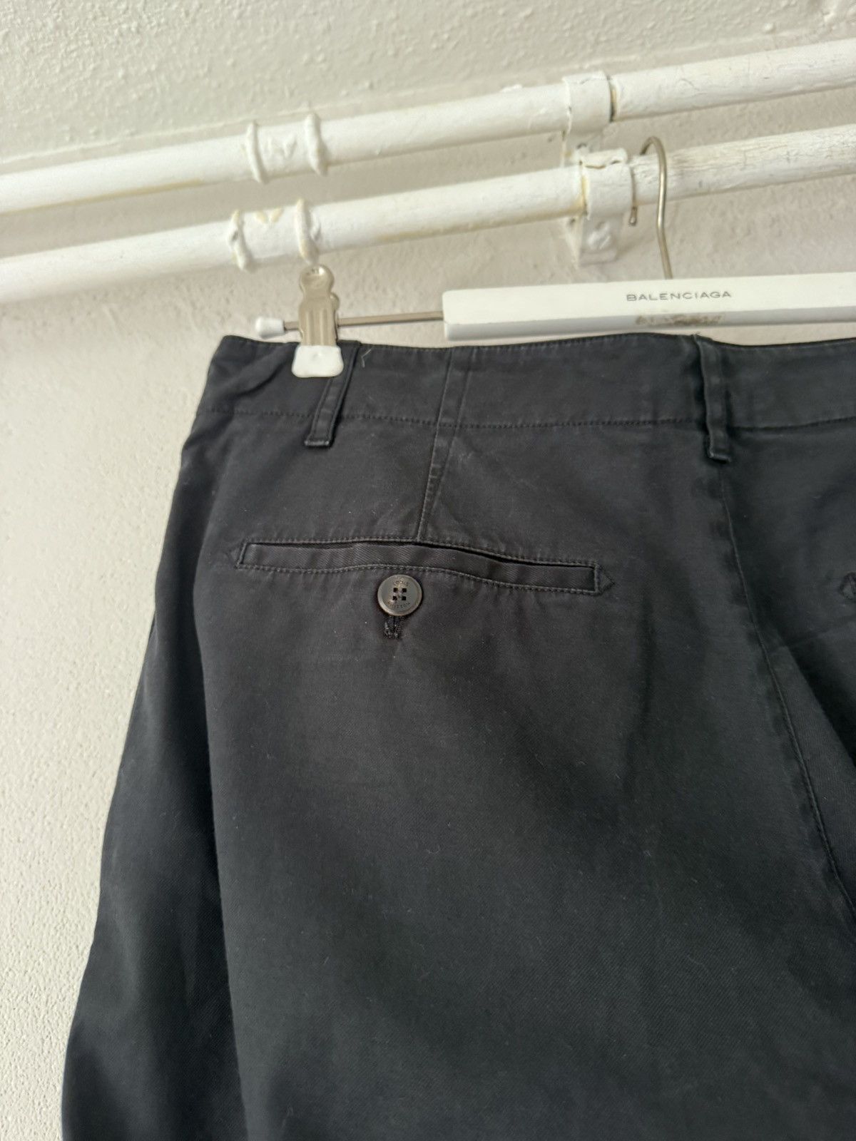 Louis Vuitton Louis Vuitton Black Cotton Trousers IT 48 / US 32 Size US 32 / EU 48 - 8 Thumbnail
