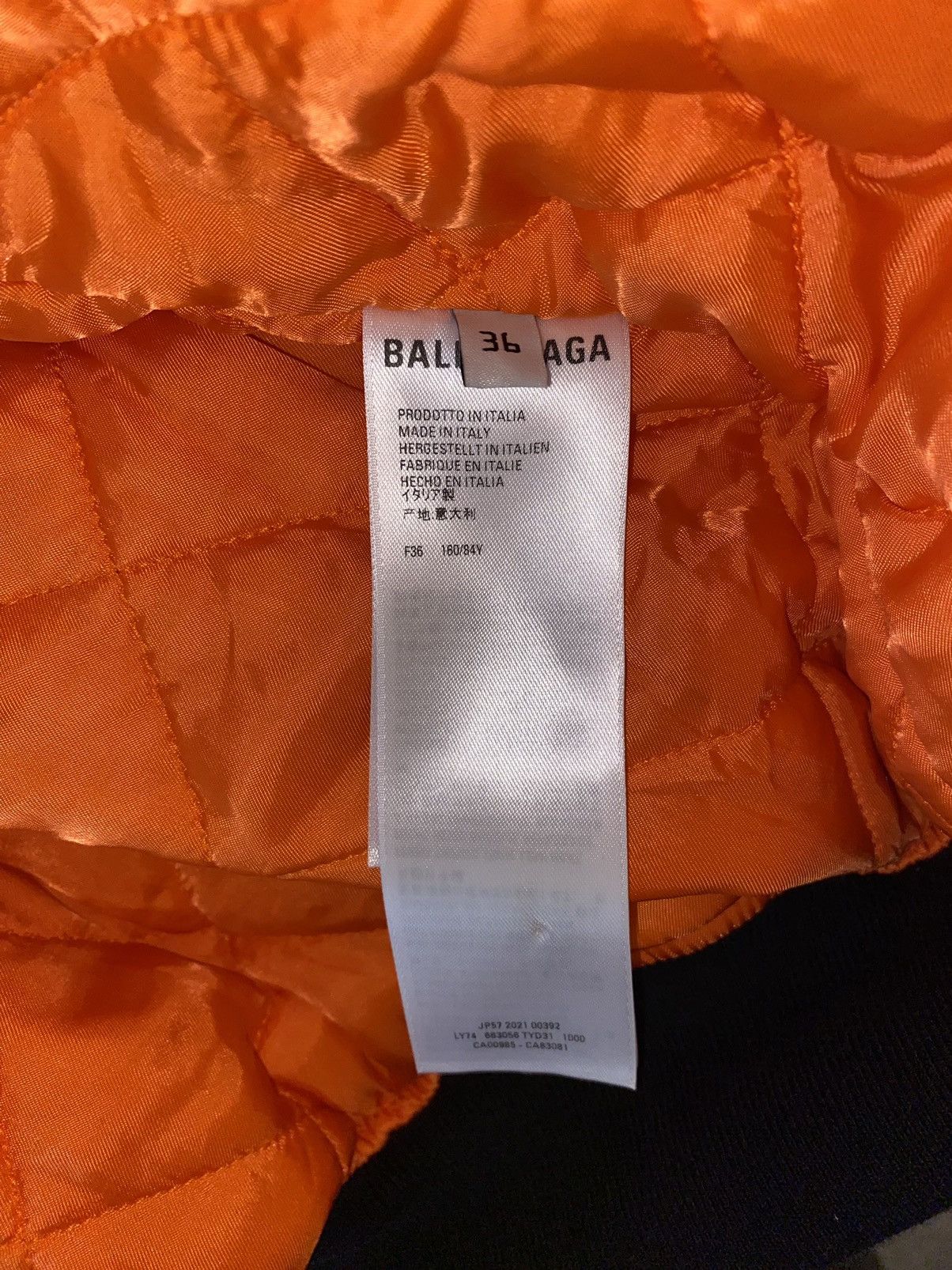 Balenciaga Multi Patch NASA Bomber Jacket (Black) Size US M / EU 48-50 / 2 - 7 Thumbnail