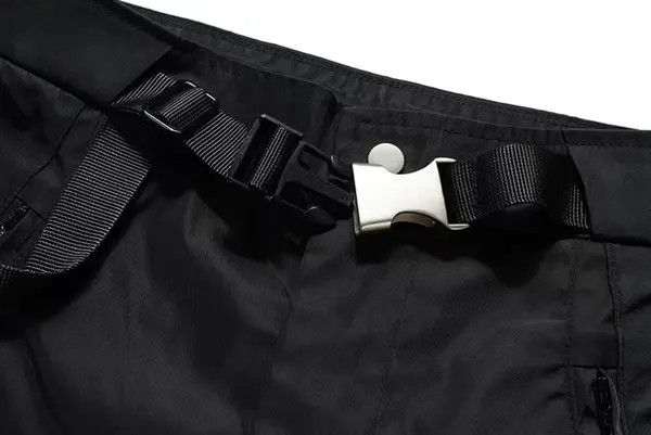 VIBE Vintage Street Loose Micro Flare Nylon Casual Pants Size US 30 / EU 46 - 7 Thumbnail