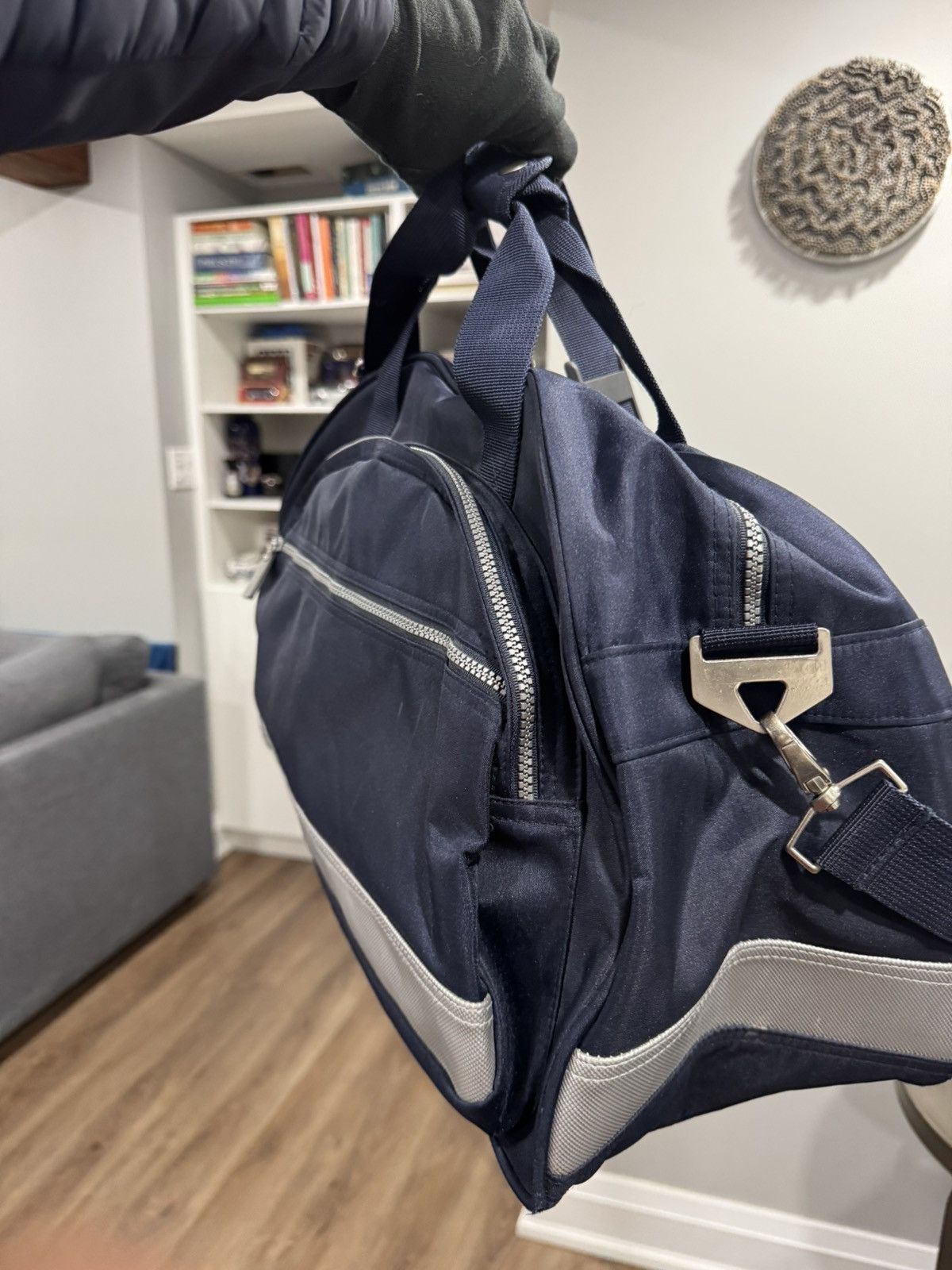 Formula 1 Vintage 90s Mild Seven Racing Promo Navy Duffle Bag F1 Size ONE SIZE - 8 Thumbnail