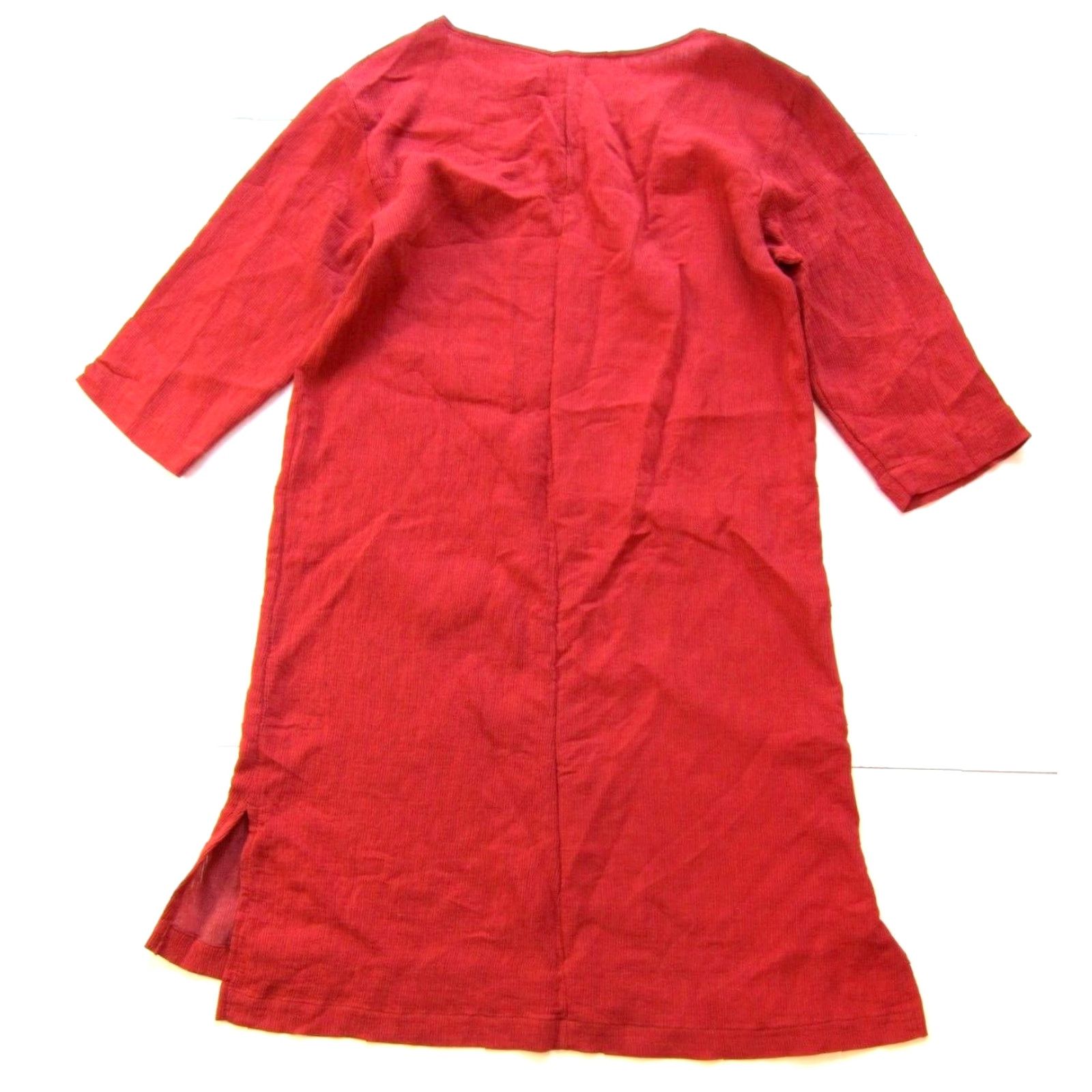 Vintage VINTAGE North Of West Orange Rayon 3/4 Sleeve Tunic Kaftan Midi Dress Medium Orange Womens Vintage Kaftan Midi Dress 3/4 Sleeve Rayon North Of West Size M / US 6-8 / IT 42-44 - 2 Thumbnail