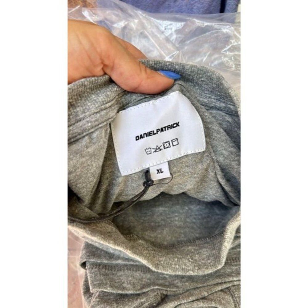 Daniel Patrick Daniel Patrick Grey Extra Large Shirt Men's New Designer Ma Size US XL / EU 56 / 4 - 4 Thumbnail