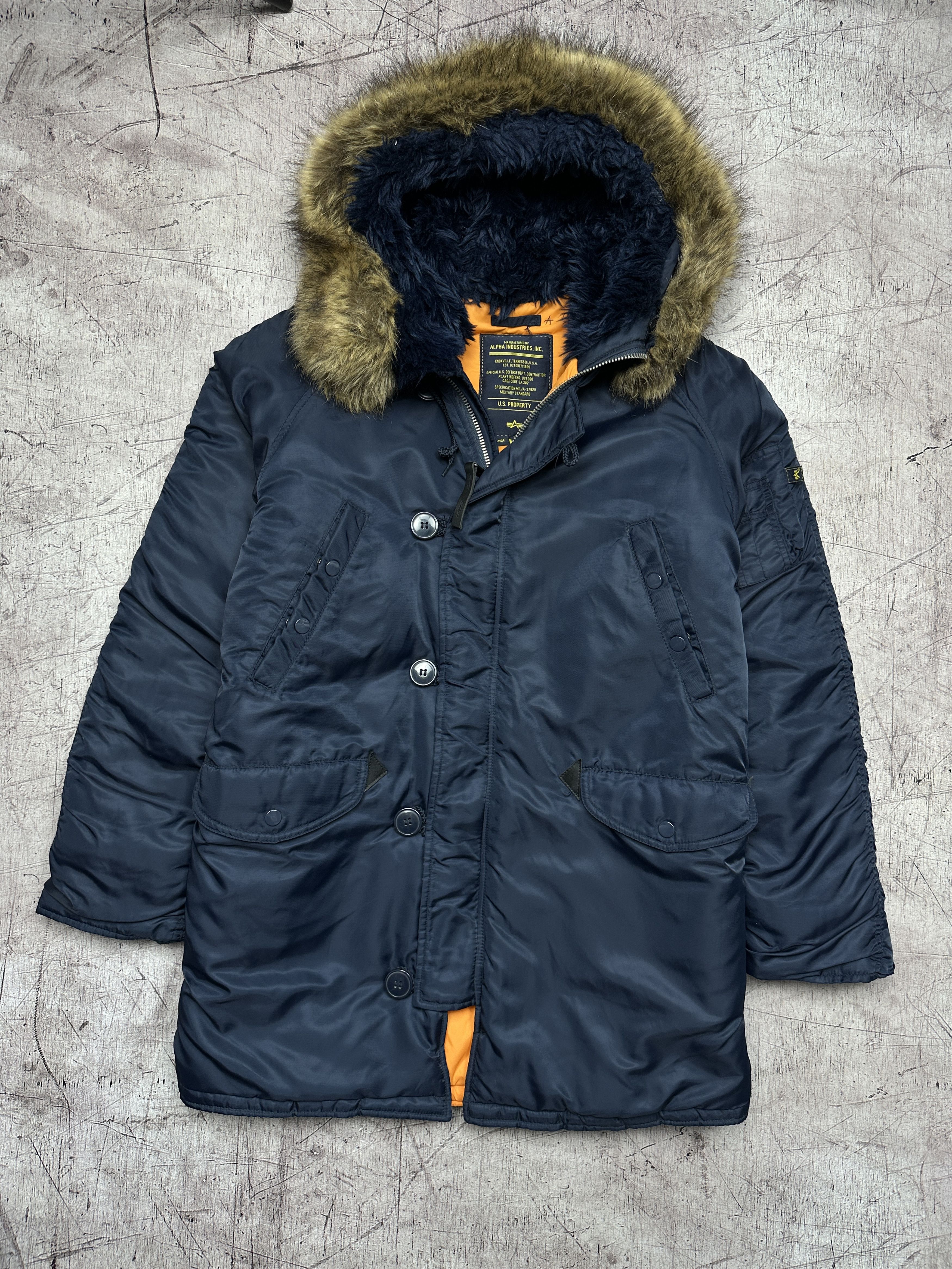 Alpha Industries Vintage Mens N3B Parka Jacket