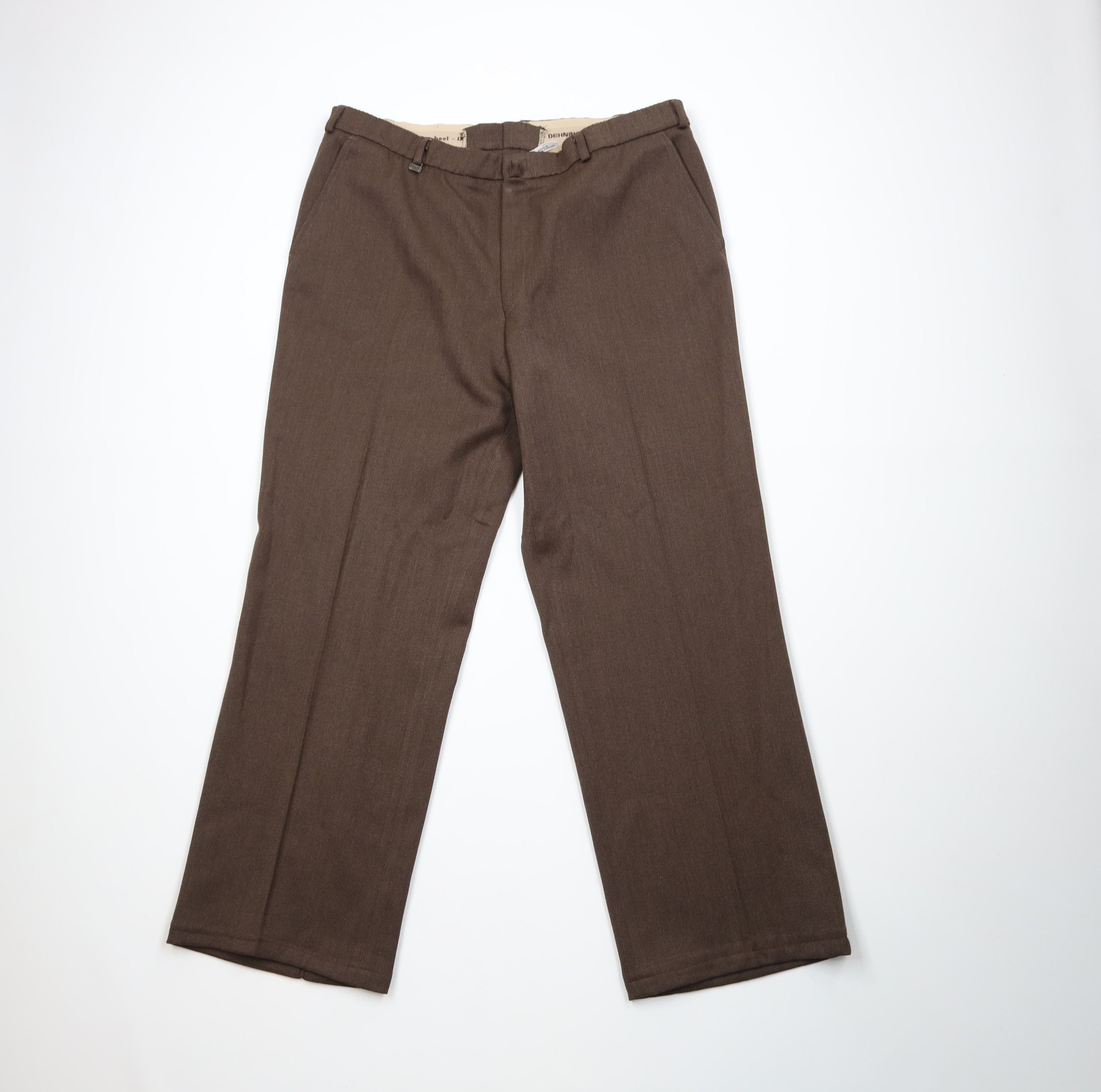 80s〜90s \"Giorgio Armani\" wide trousers 1990s Giorgio Armani Wide Leg Pants in Black on Black