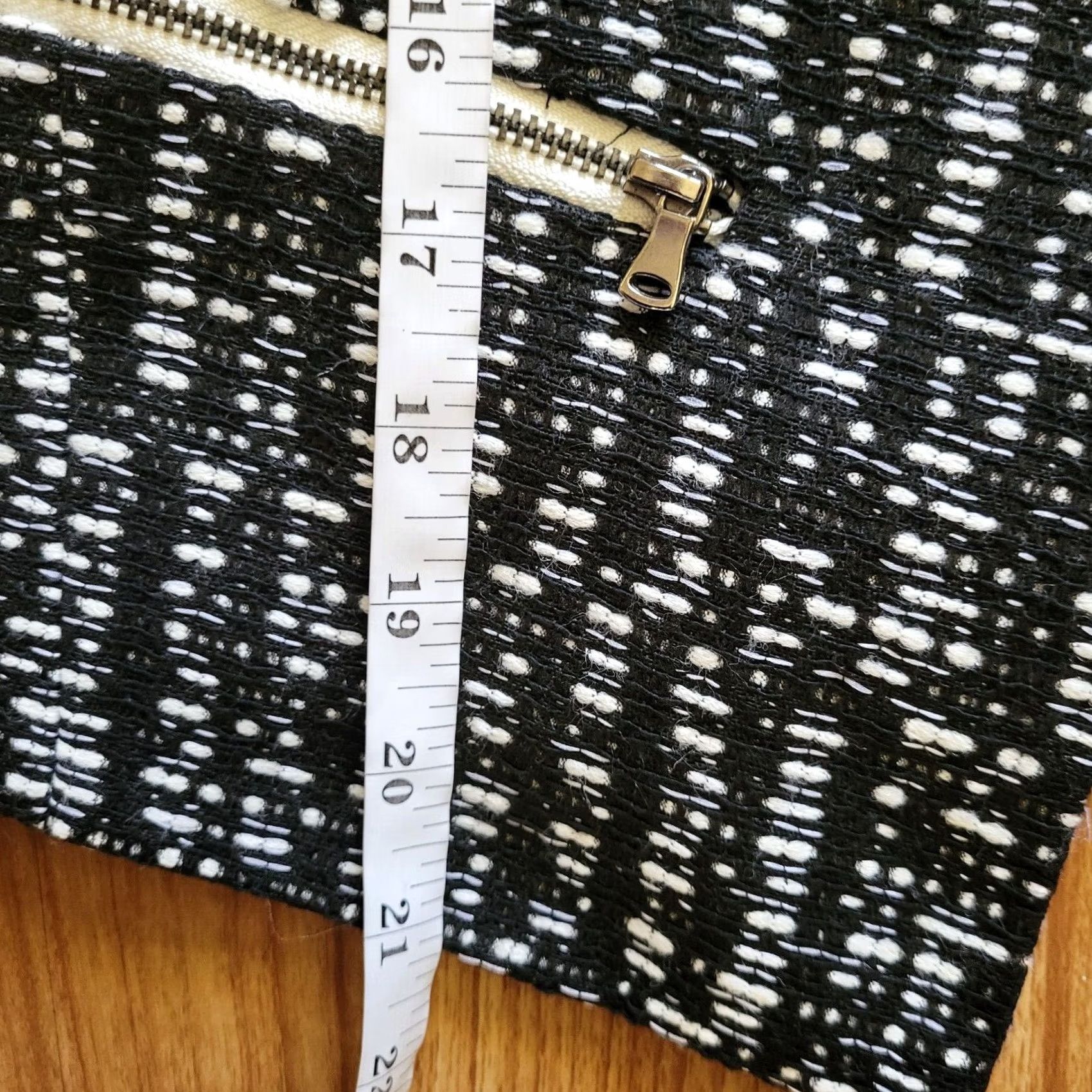 Topshop Topshop Blazer Womens 6 Black White Tweed Open Front Career Business Suit Jacket Shirt Ladies Blazer Womens Classic Vintage false Size M / US 6-8 / IT 42-44 - 7 Thumbnail