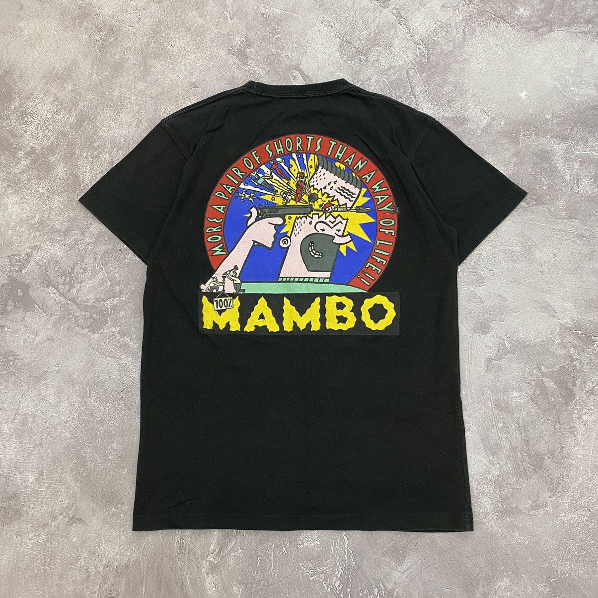 Pre-owned Mambo X Vintage Mambo Worker T-shirt In Black