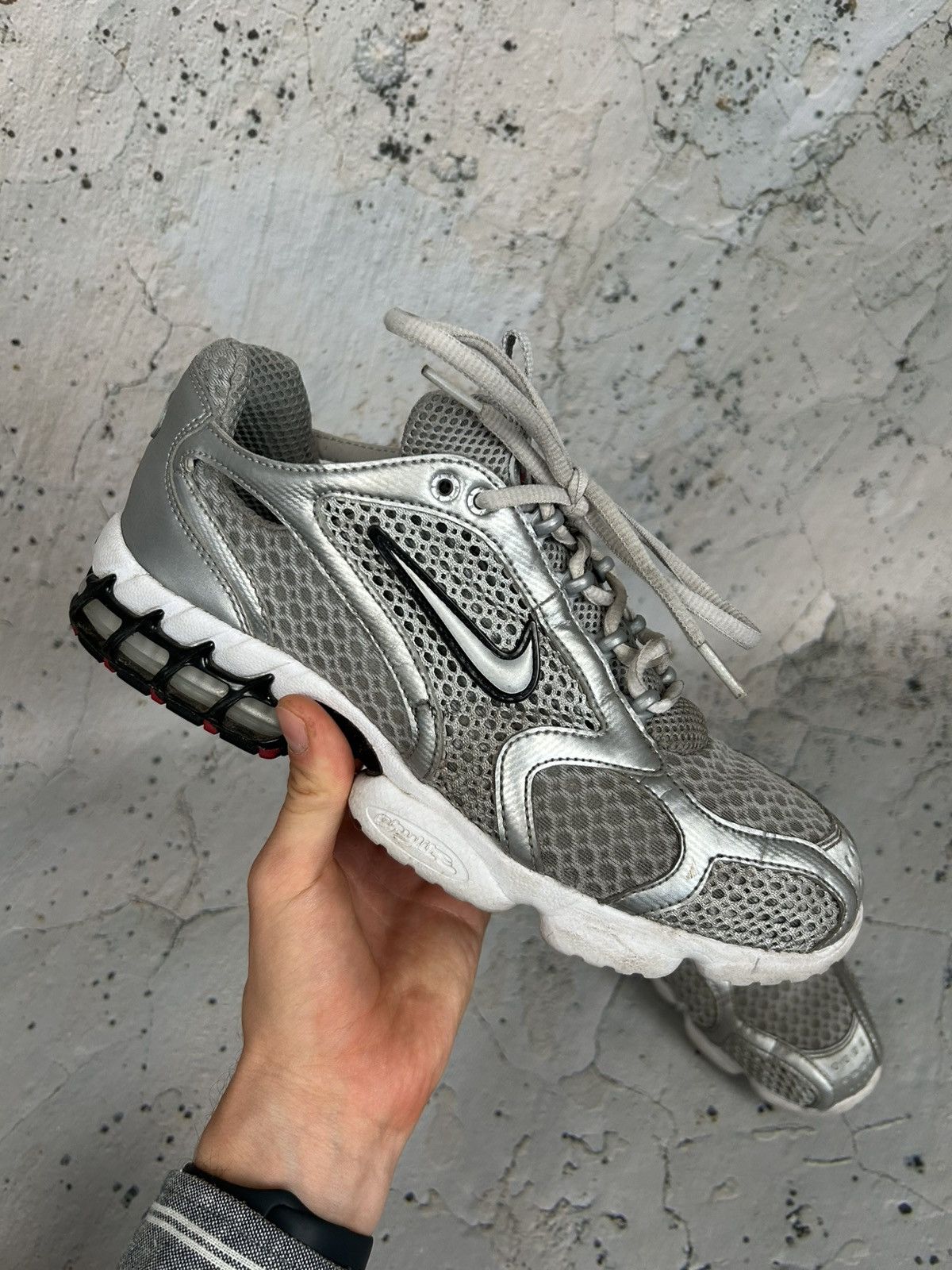 Nike Nike Spiridon Cage 2 Silver Sneakers Vintage Y2K Streetwear Size US 9 / EU 42 - 1 Thumbnail